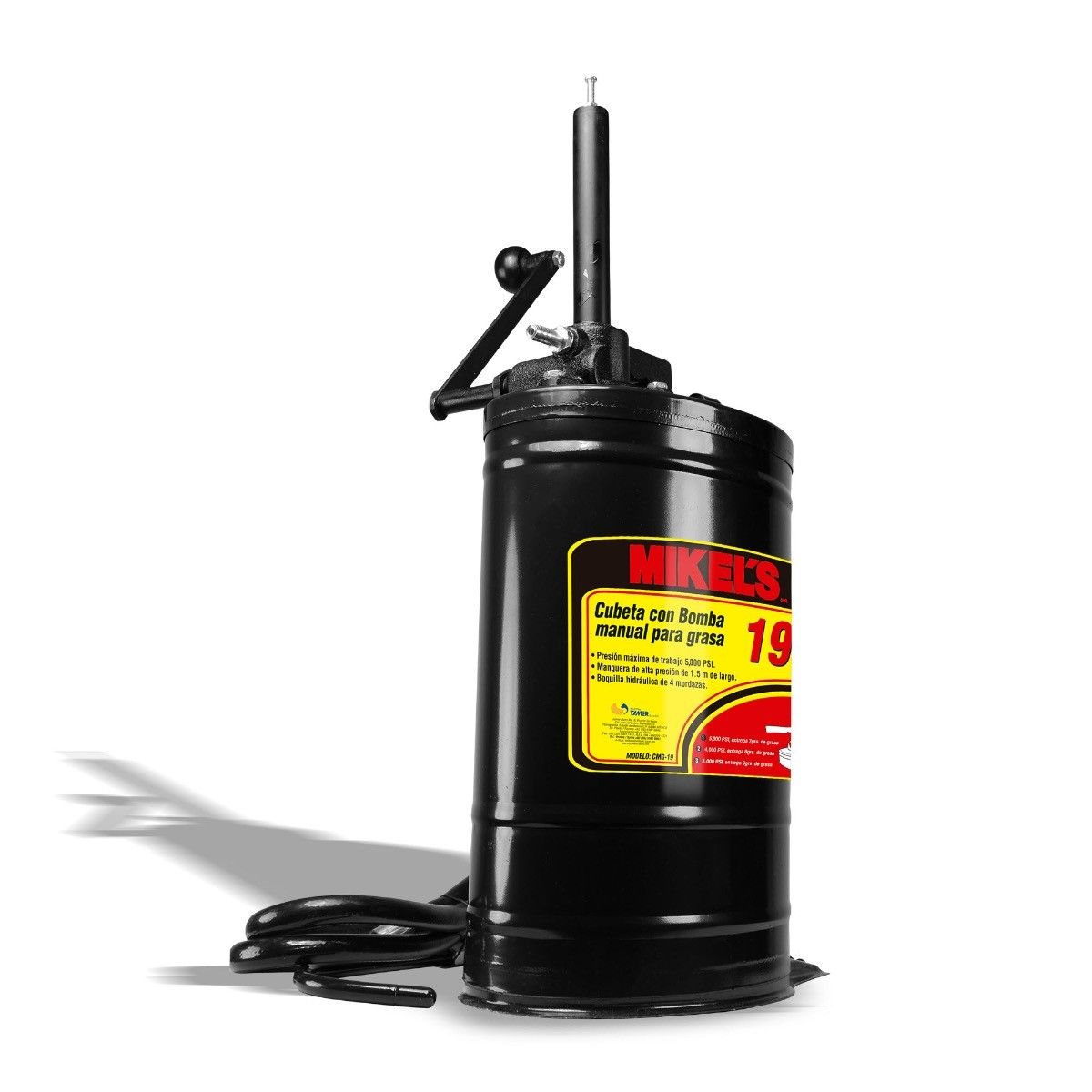 MIKELS CMA-19 Cubeta manual para aceite (19 lts)