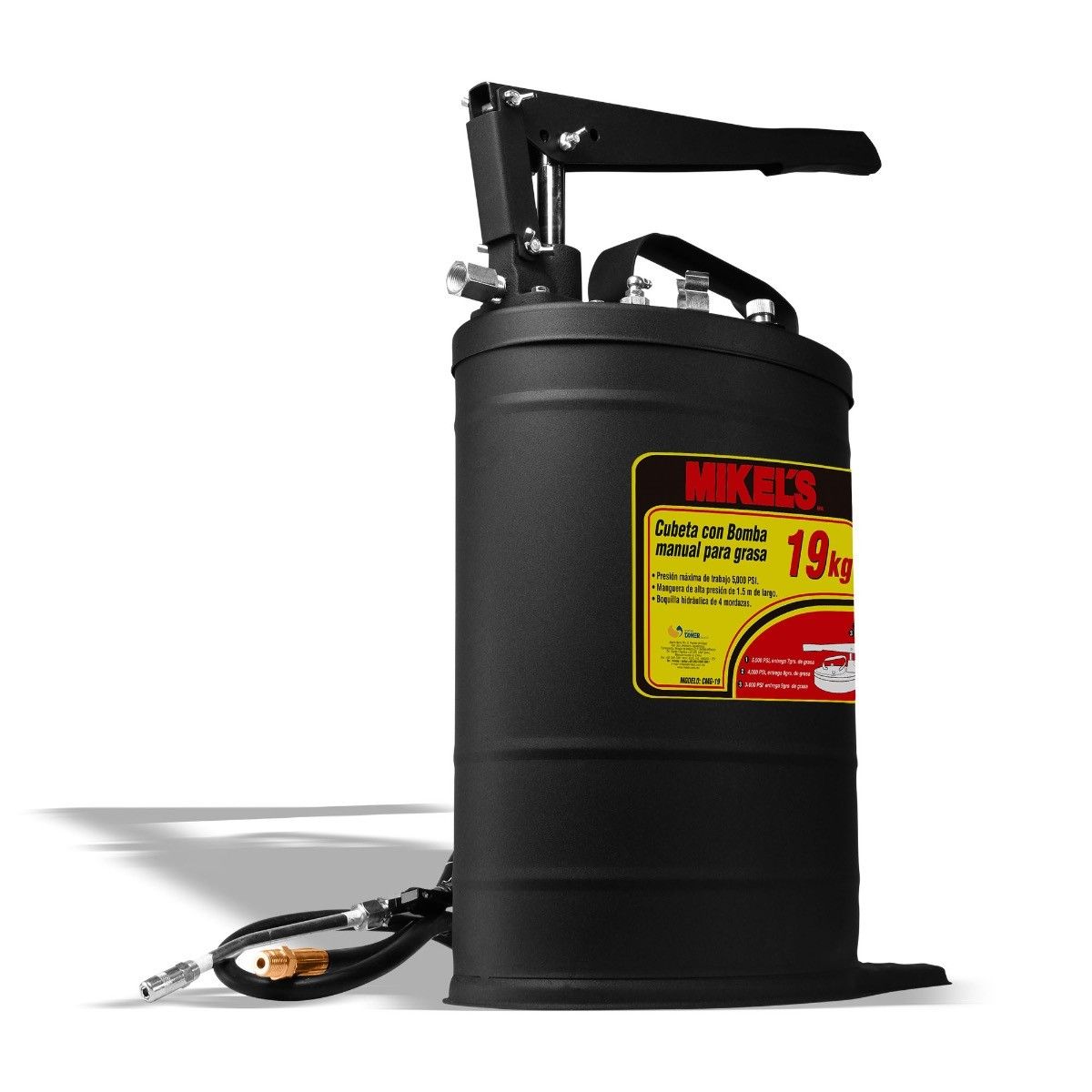 MIKELS CMG-19 Cubeta manual para grasa (19 kg)
