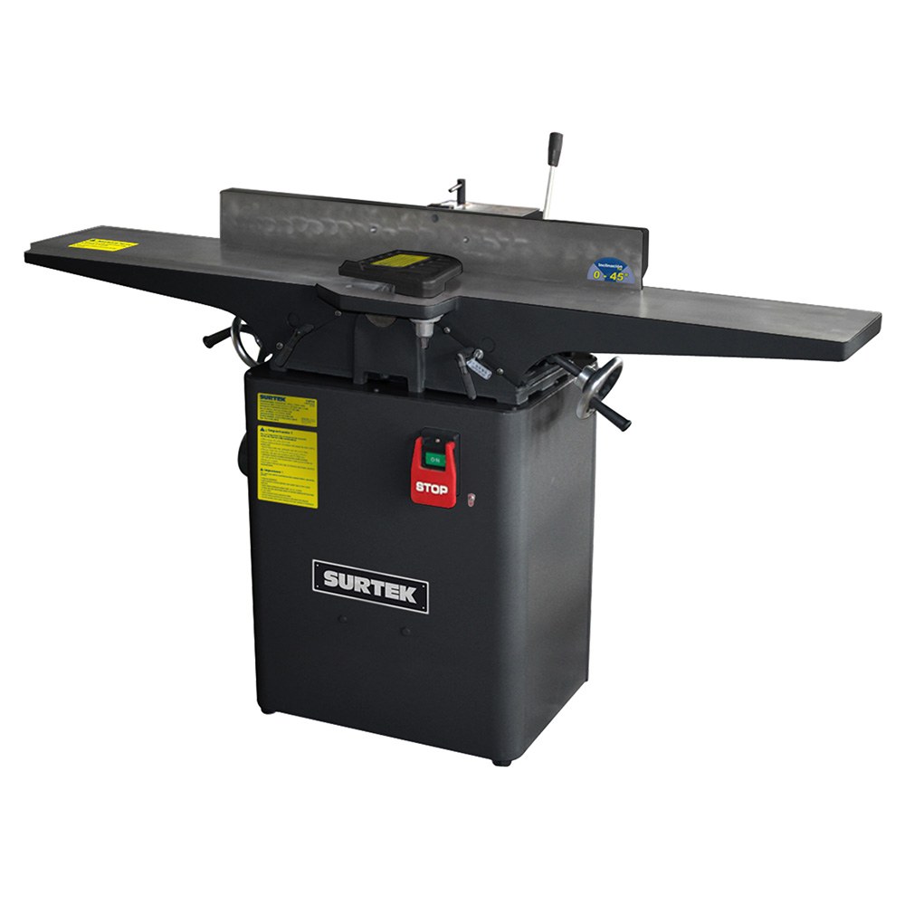 Canteadora 8" 1500 W 220 V, 5200 RPM con guía montada con ajuste de inclinación hasta 45° Surtek
