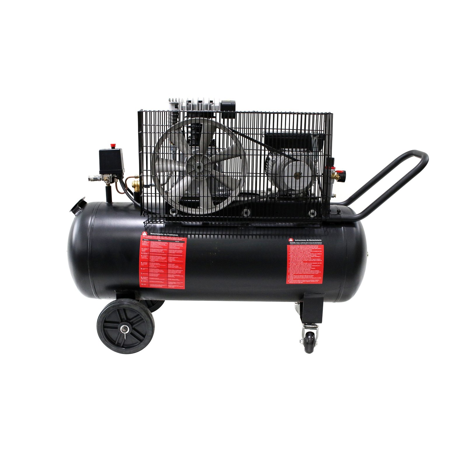 Compresor de aire eléctrico lubricado 100L, 2.5HP, 127V Urrea - Imagen 2
