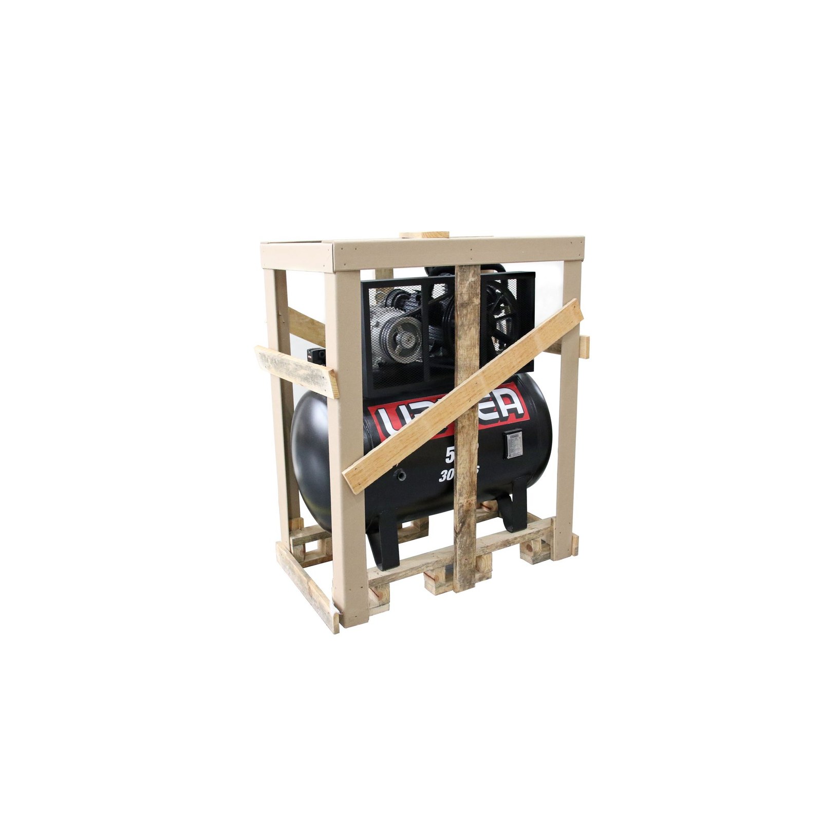 Compresor de aire eléctrico de banda 300L, 5HP, 220V - 440V Urrea - Imagen 2