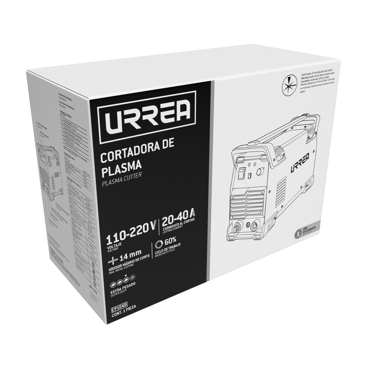 Cortadora de plasma, 110 V - 220 V Urrea - Imagen 4