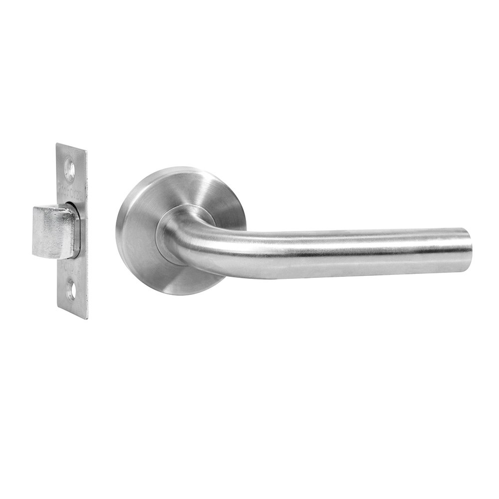 Manija tubular Calabria función de paso, acero inoxidable, visual Proforza
