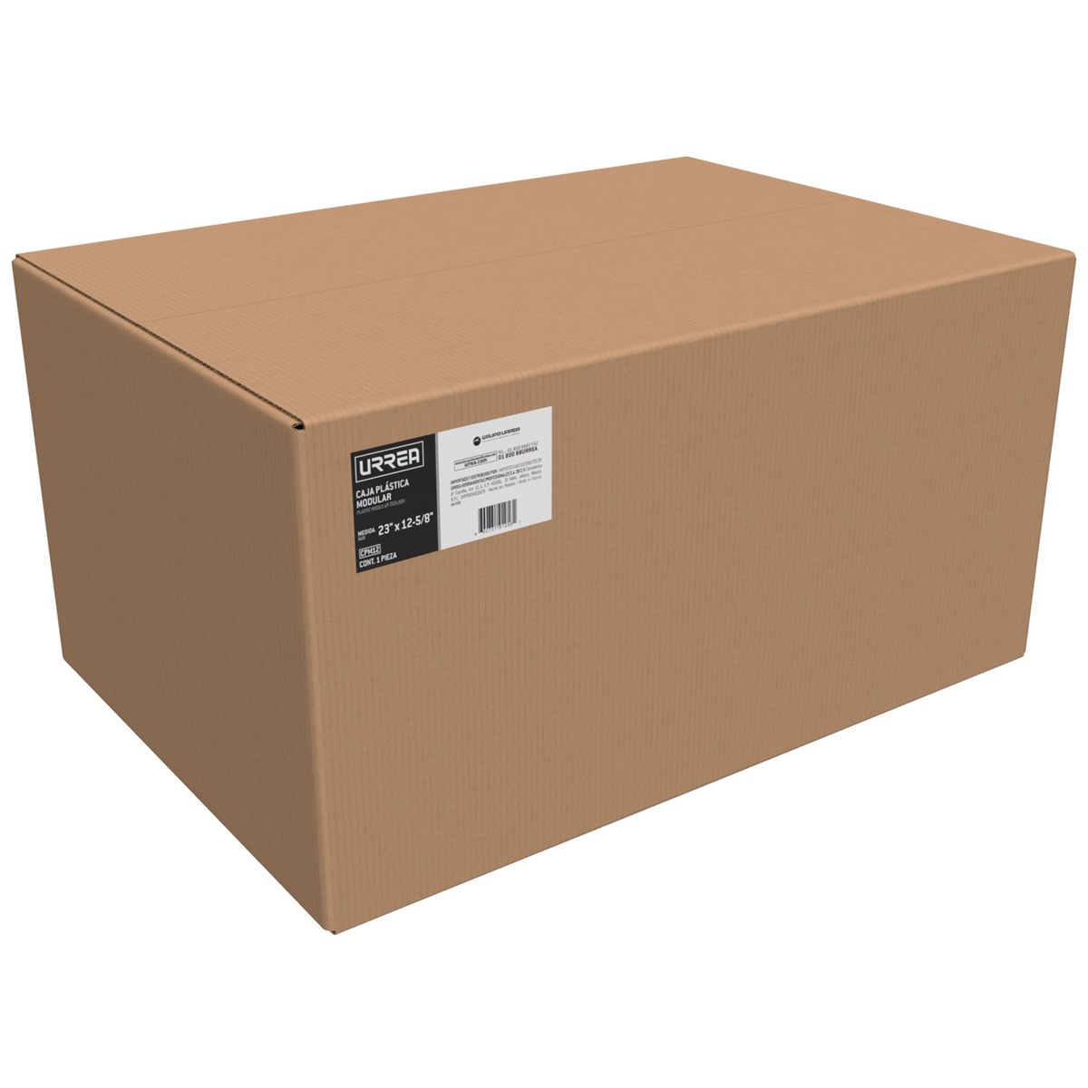Caja portaherramientas plástica modular con compartimentos color negro 23" x 15" x 12" Urrea - Imagen 3