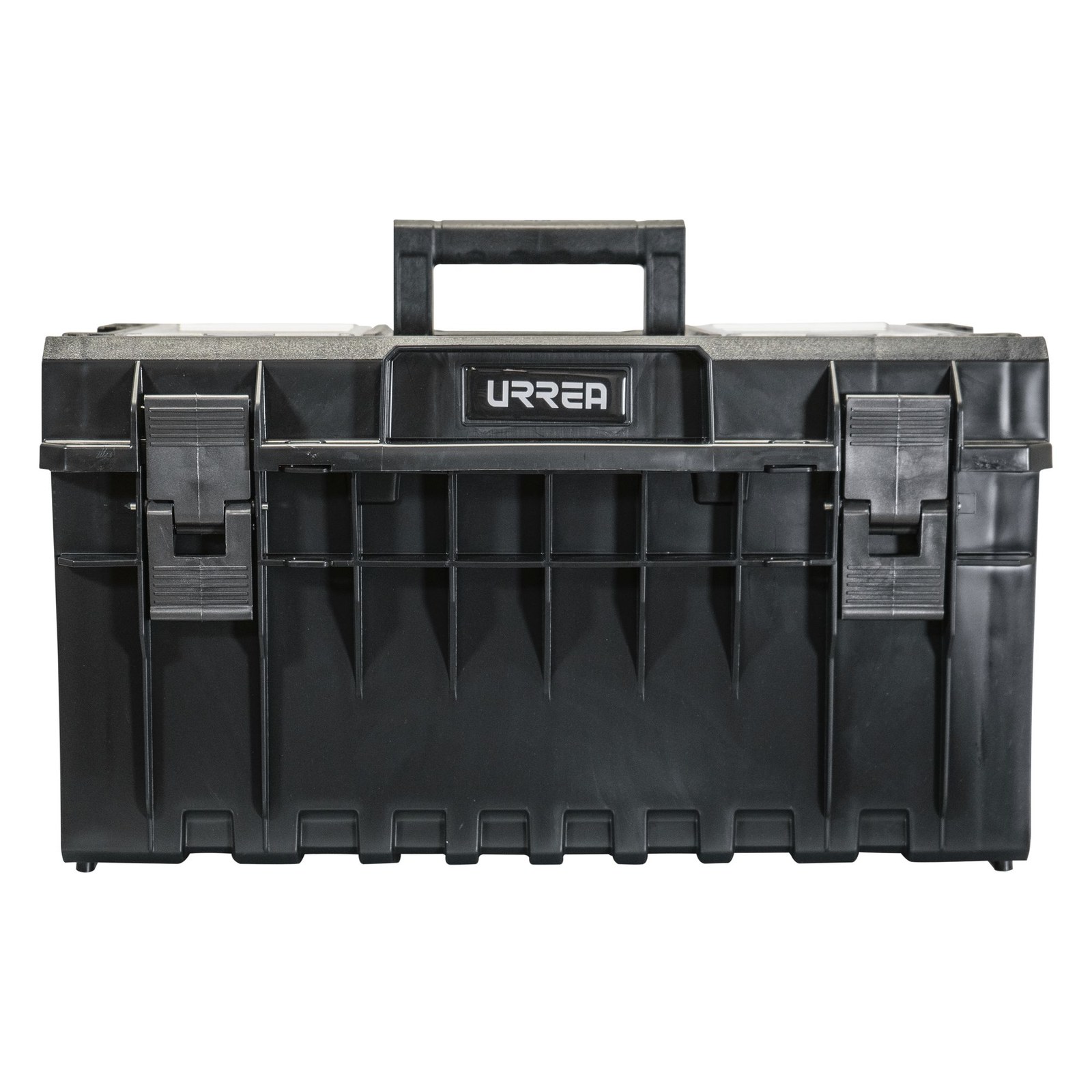 Caja portaherramientas plástica modular con compartimentos color negro 23" x 15" x 12" Urrea - Imagen 4