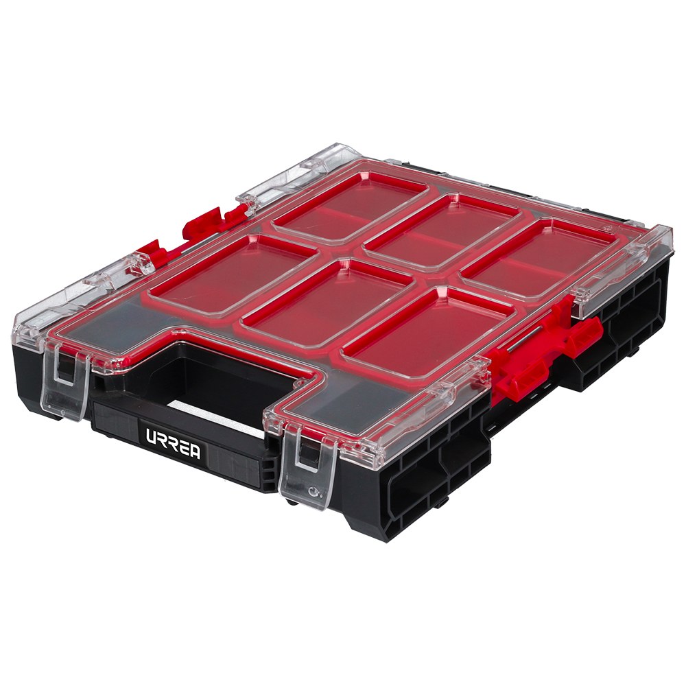 Caja organizadora plástica modular 10" x 14" x 3" Urrea