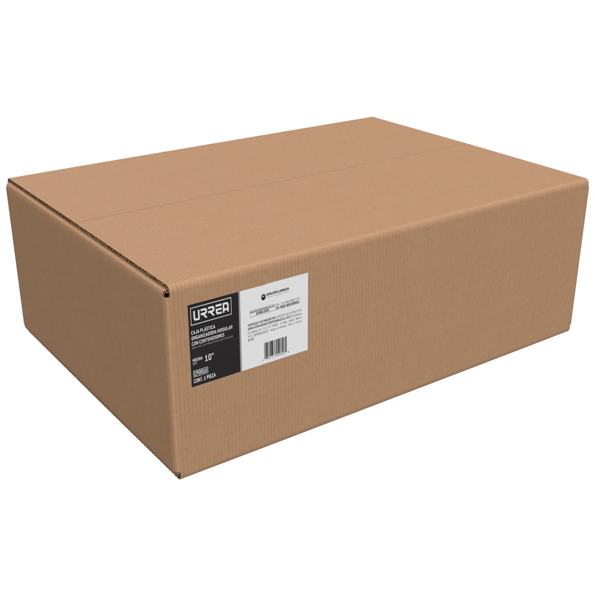 Caja organizadora plástica modular 10" x 14" x 3" Urrea - Imagen 2