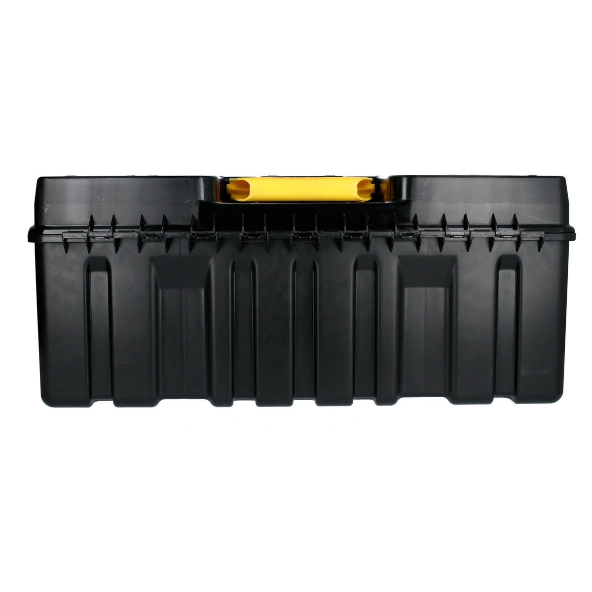 Caja portaherramientas plástica con broches metálicos color negro 26" x 10" x 10" Surtek - Imagen 4