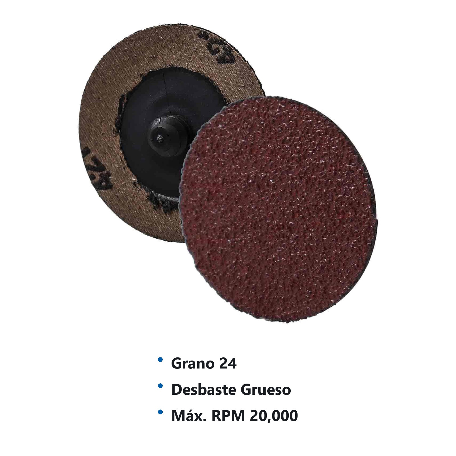 DISCO 3" CAMBIO RAP. AO  G24 TIPO R POLIESTER (Precio x pieza - Empaque c/25 pzas) - Imagen 3