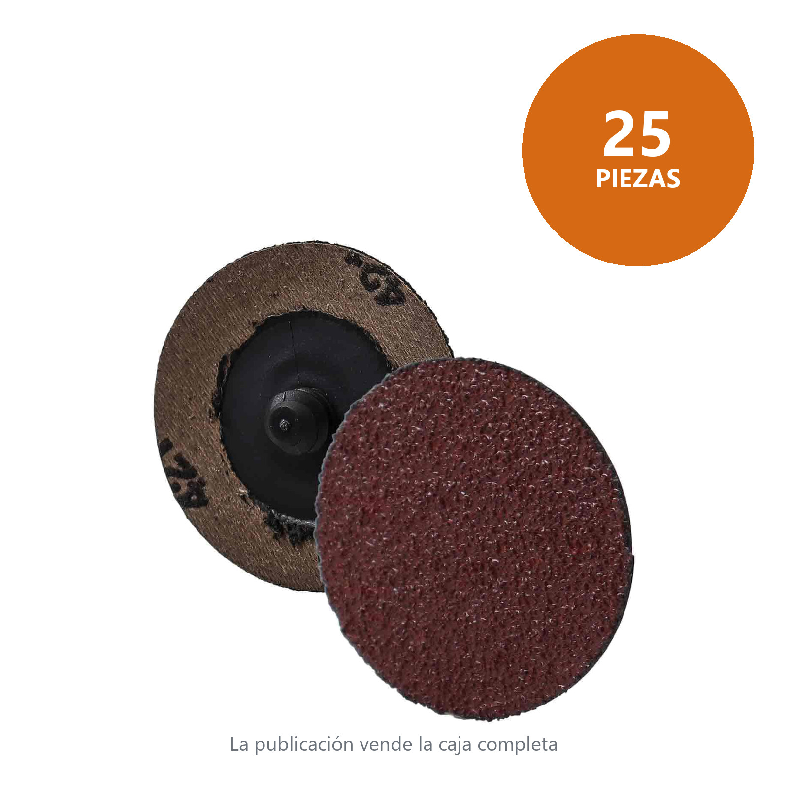 DISCO 3" CAMBIO RAP. AO  G36 TIPO R POLIESTER (Precio x pieza - Empaque c/25 pzas) - Imagen 2