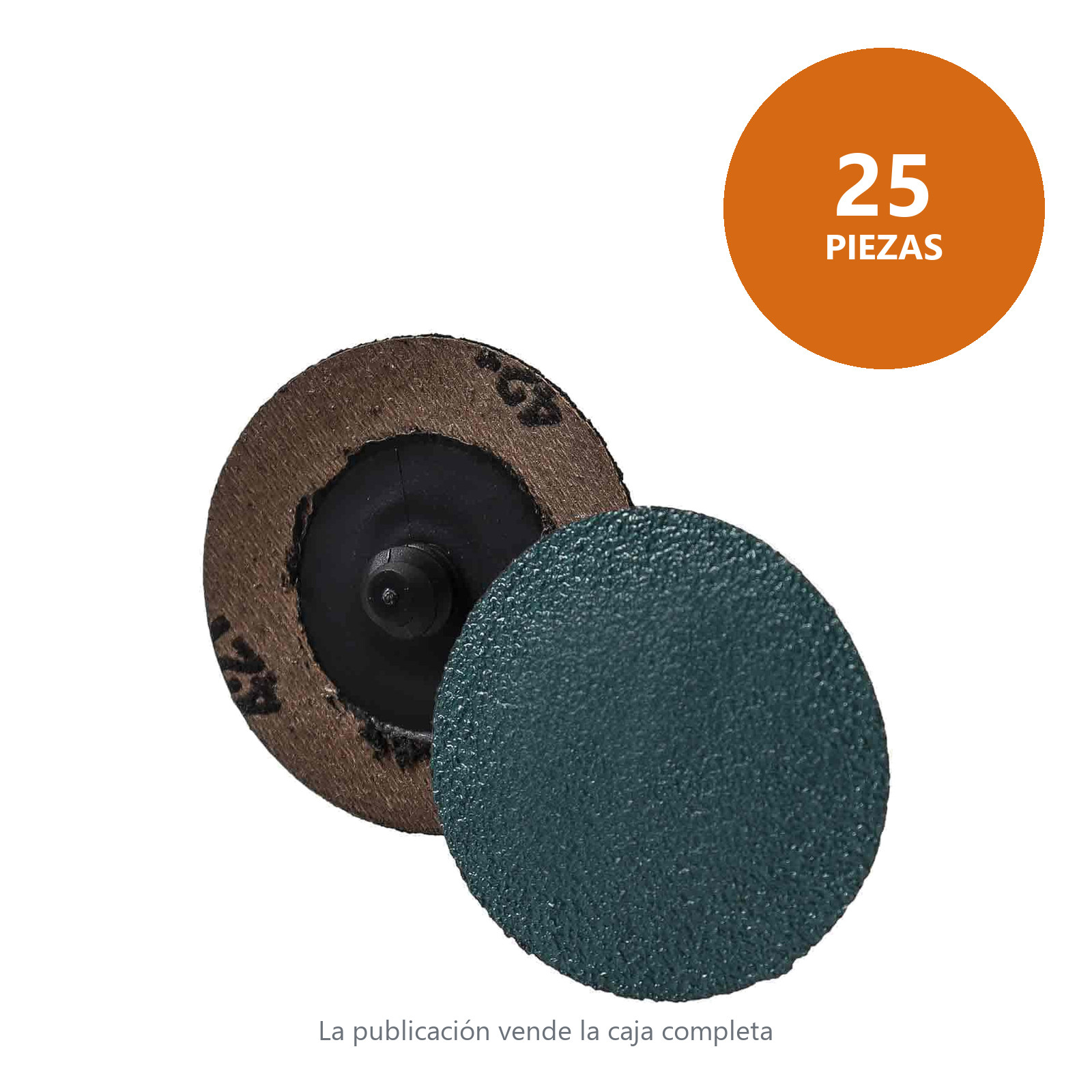 DISCO 3" CAMBIO RAP. ZG24 TIPO R POLIESTER (Precio x pieza - Empaque c/25 pzas) - Imagen 2