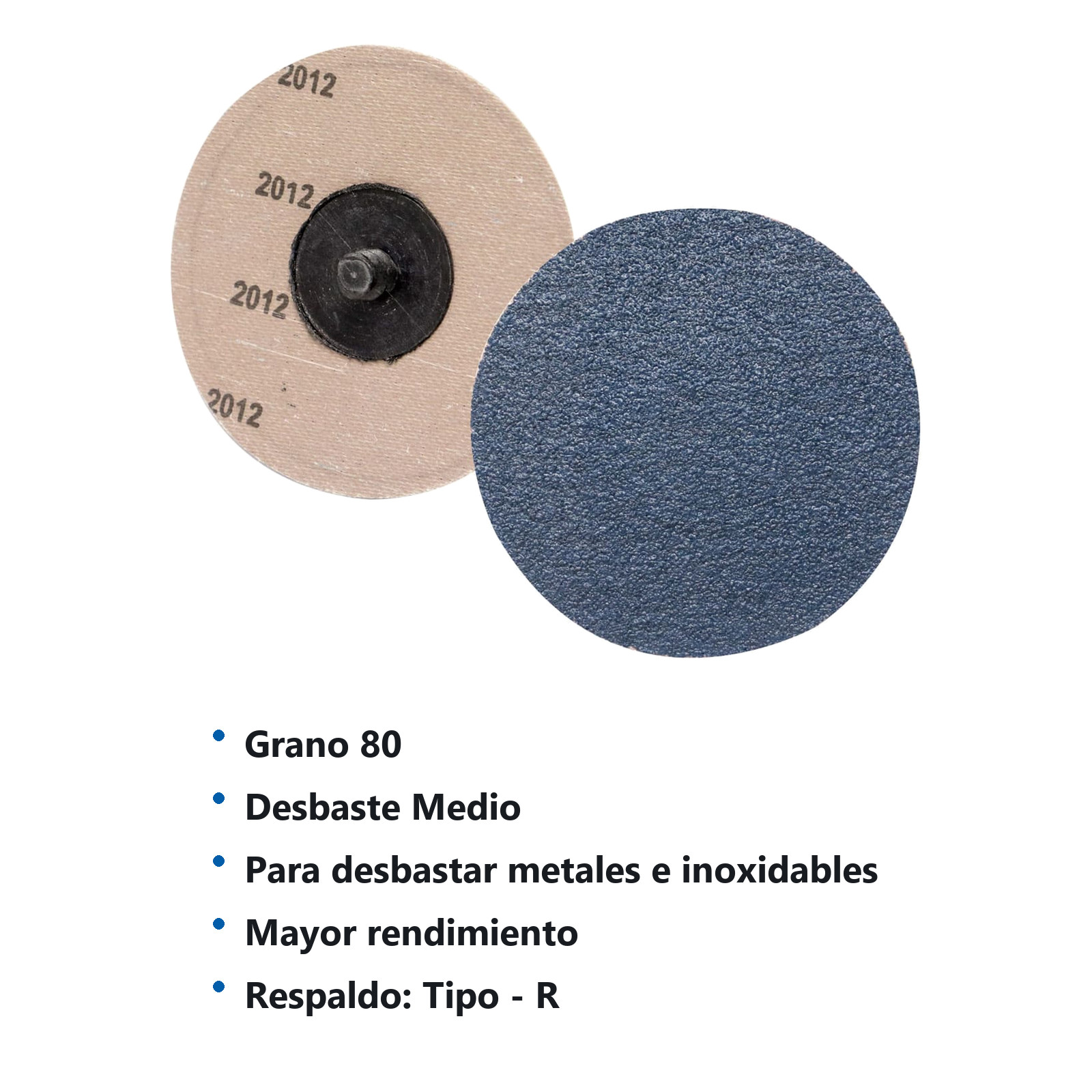 DISCO 3" CAMBIO RAP. ZG80 TIPO R POLIESTER (Precio x pieza - Empaque c/25 pzas) - Imagen 3