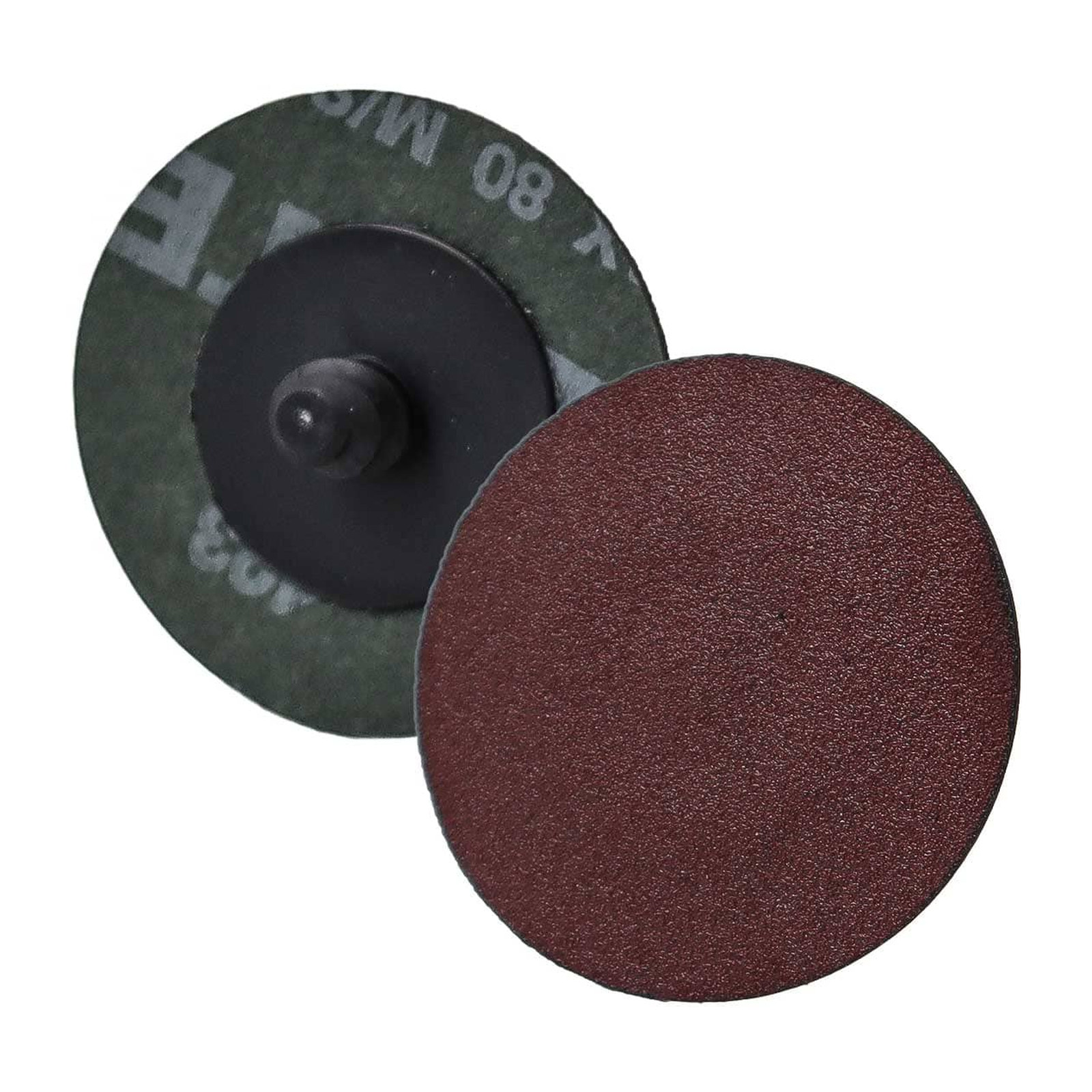 Disco de Cambio Rápido 2" Óxido de Aluminio Grano 120 Tipo R Tela de Fibra WESTON
