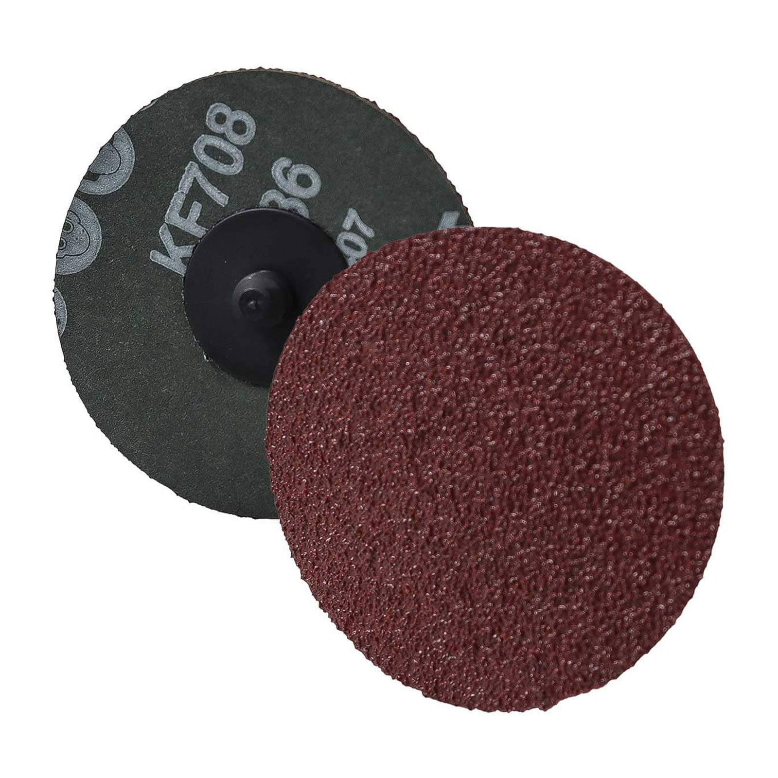 Disco de Cambio Rápido 3" Óxido de Aluminio Grano 36 Tipo R Tela de Fibra WESTON