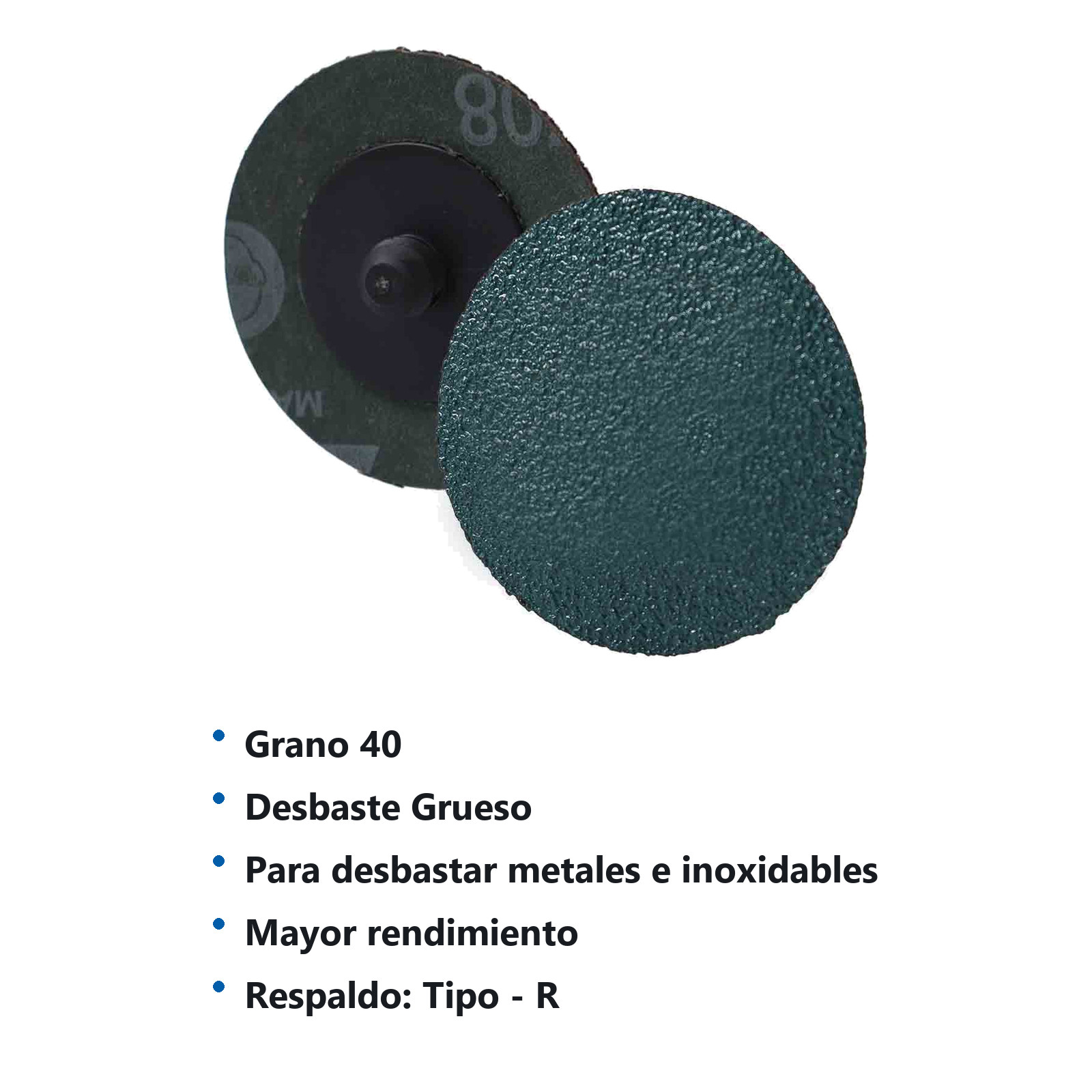 DISCO 3'' CAMBIO RAP. ZF G40 TIPO R TELA DE FIBRA (Precio x pieza - Empaque c/25 pzas) - Imagen 3