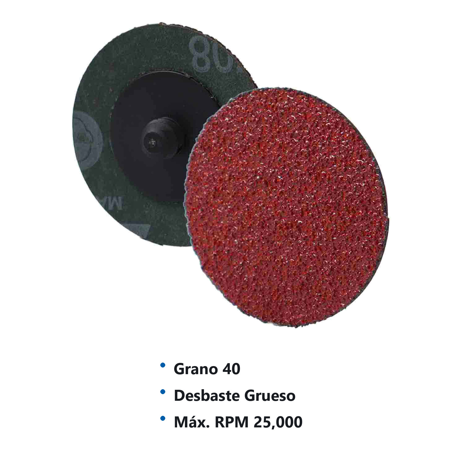 DISCO 2'' CAMBIO RAP. G40 TIPO R TELA CERAMICO XF885 (Precio x pieza - Empaque c/50 pzas) - Imagen 4