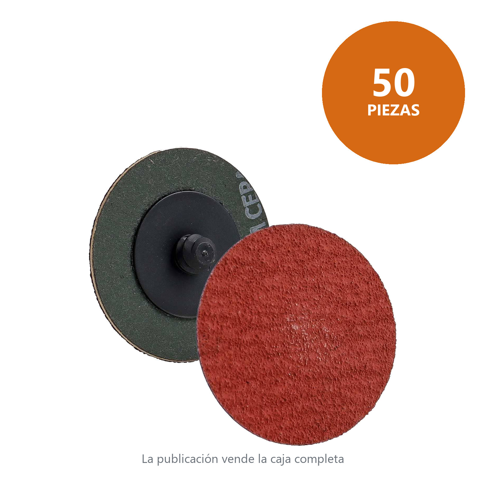DISCO 2'' CAMBIO RAP. G80 TIPO R TELA CERAMICO XF885 (Precio x pieza - Empaque c/50 pzas) - Imagen 3