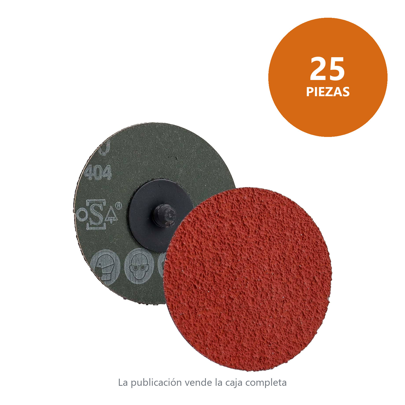 DISCO 3'' CAMBIO RAP. G60 TIPO R TELA CERAMICO XF885 (Precio x pieza - Empaque c/25 pzas) - Imagen 3