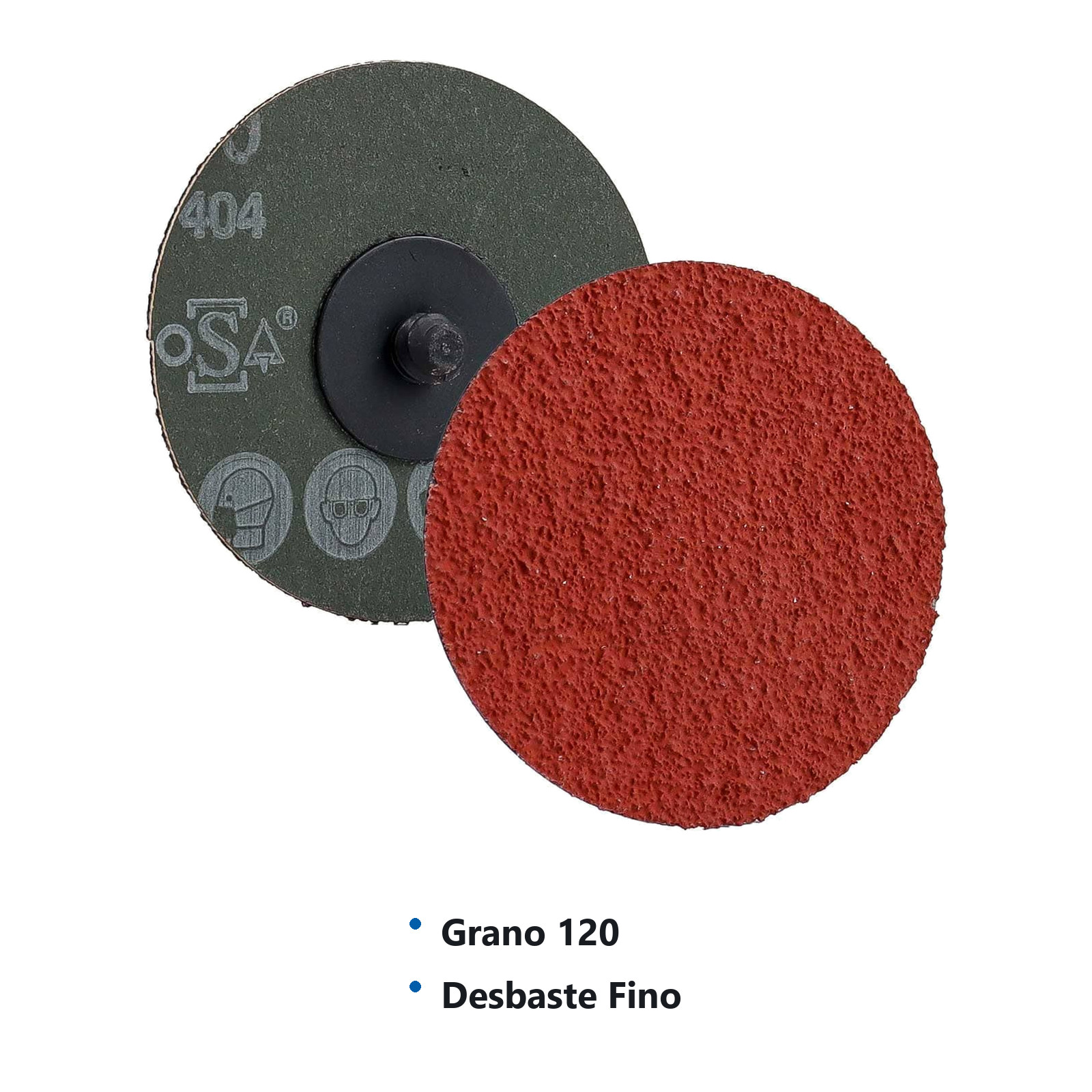 DISCO 3'' CAMBIO RAP. G120 TIPO R TELA CERAMICO XF885 (Precio x pieza - Empaque c/25 pzas) - Imagen 4