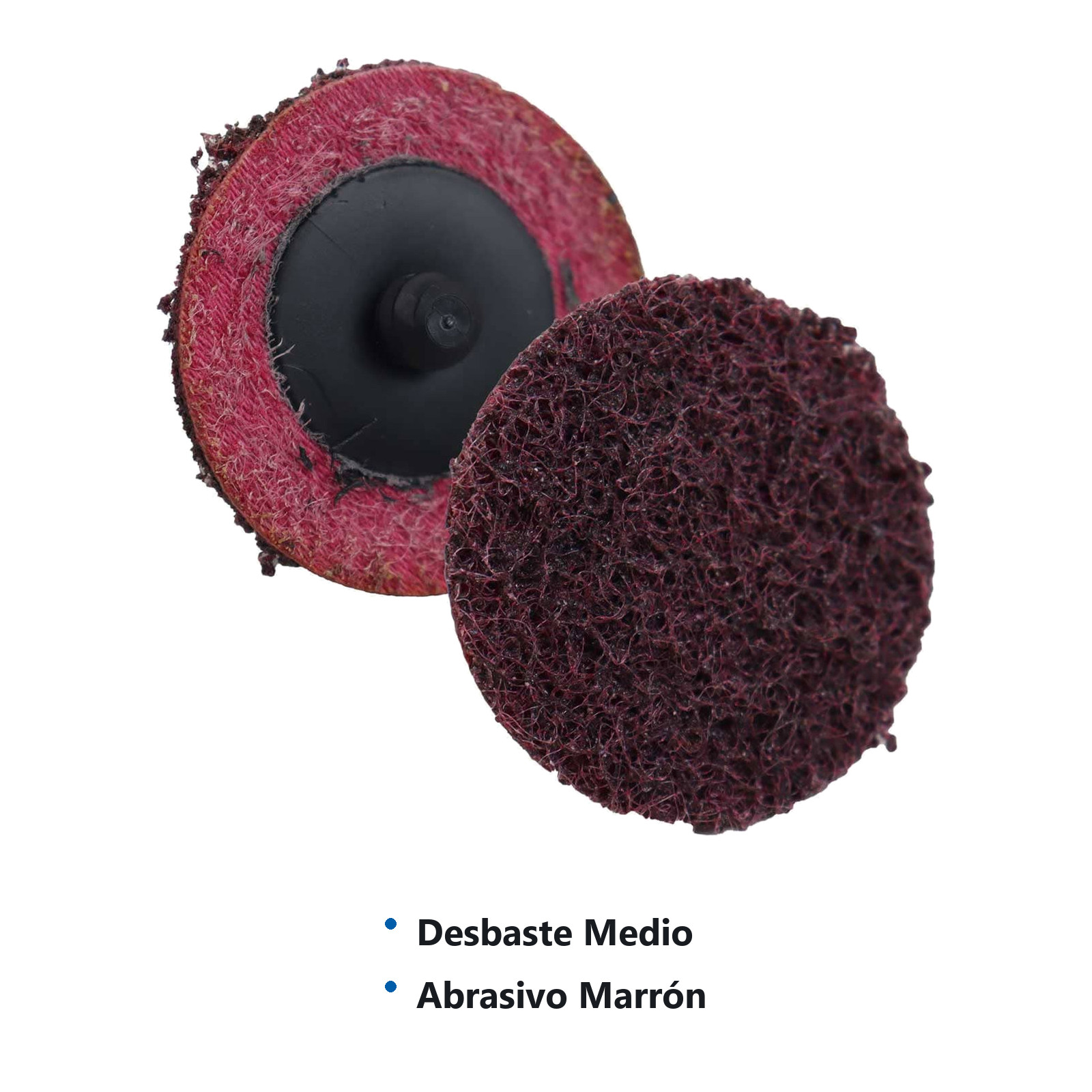 DISCO 3" CAMBIO RAP. FIBRA MARRON (MEDIUM) TIPO R (Precio x pieza - Empaque c/25 pzas) - Imagen 3
