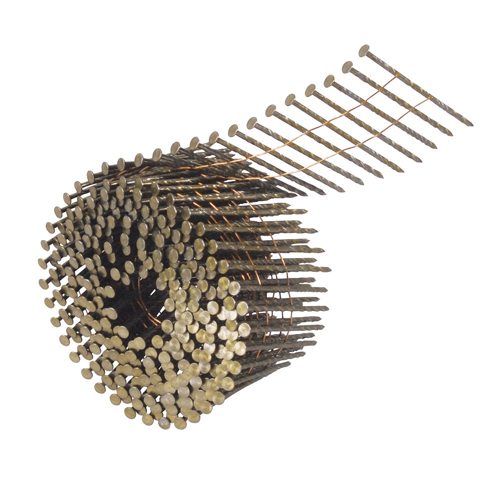 Clavos en rollo de 300 para clavadora neumática calibre 12, 1-3/4" Surtek