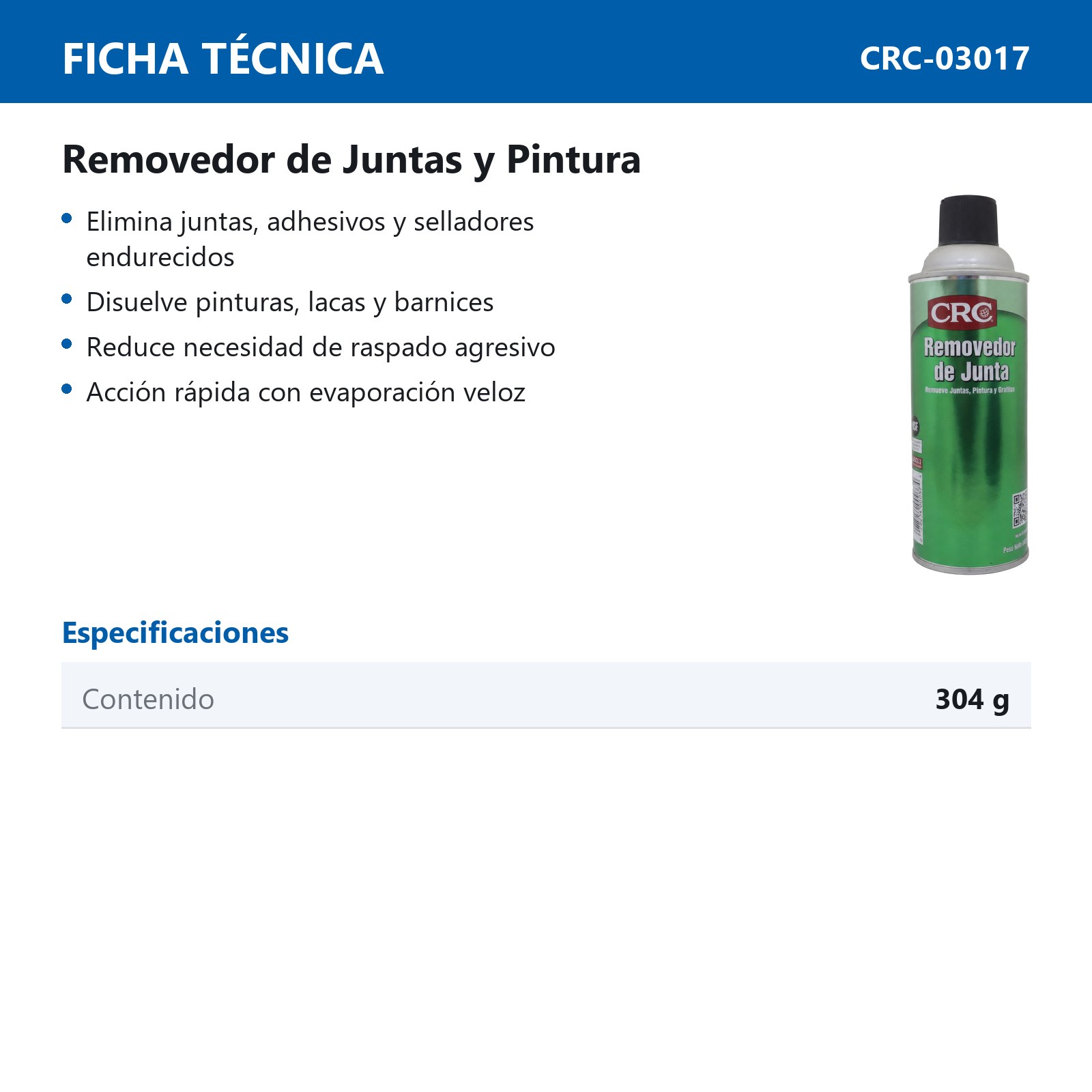 REMOVEDOR DE JUNTAS Y PINTURA AEROSOL (304g) - Imagen 4