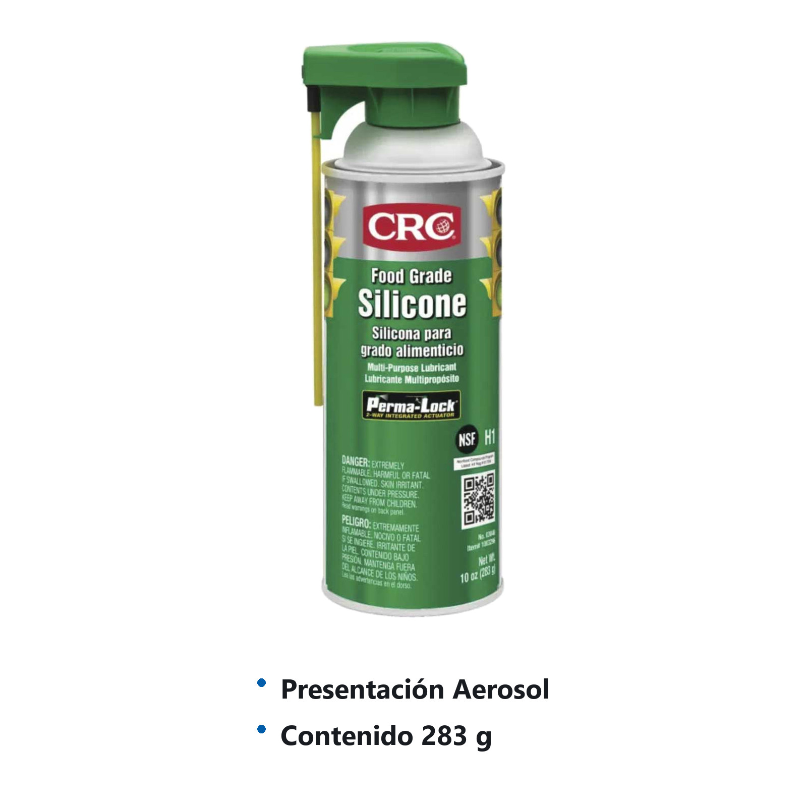 SILICONA GRADO ALIMENTICIO PERMA LOCK AEROSOL (283g) - Imagen 2