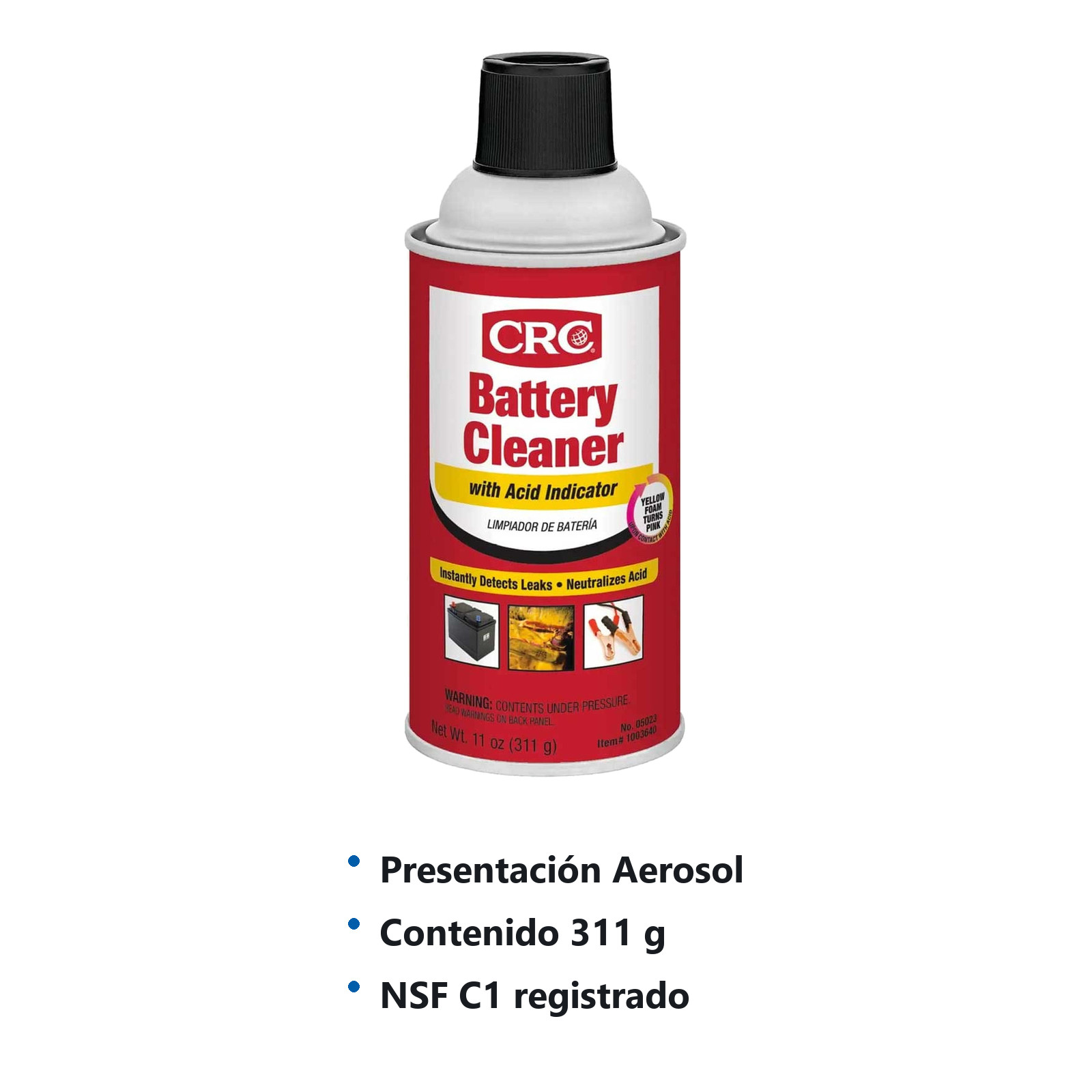 LIMPIADOR DE BATERIA AEROSOL (311g) - Imagen 2