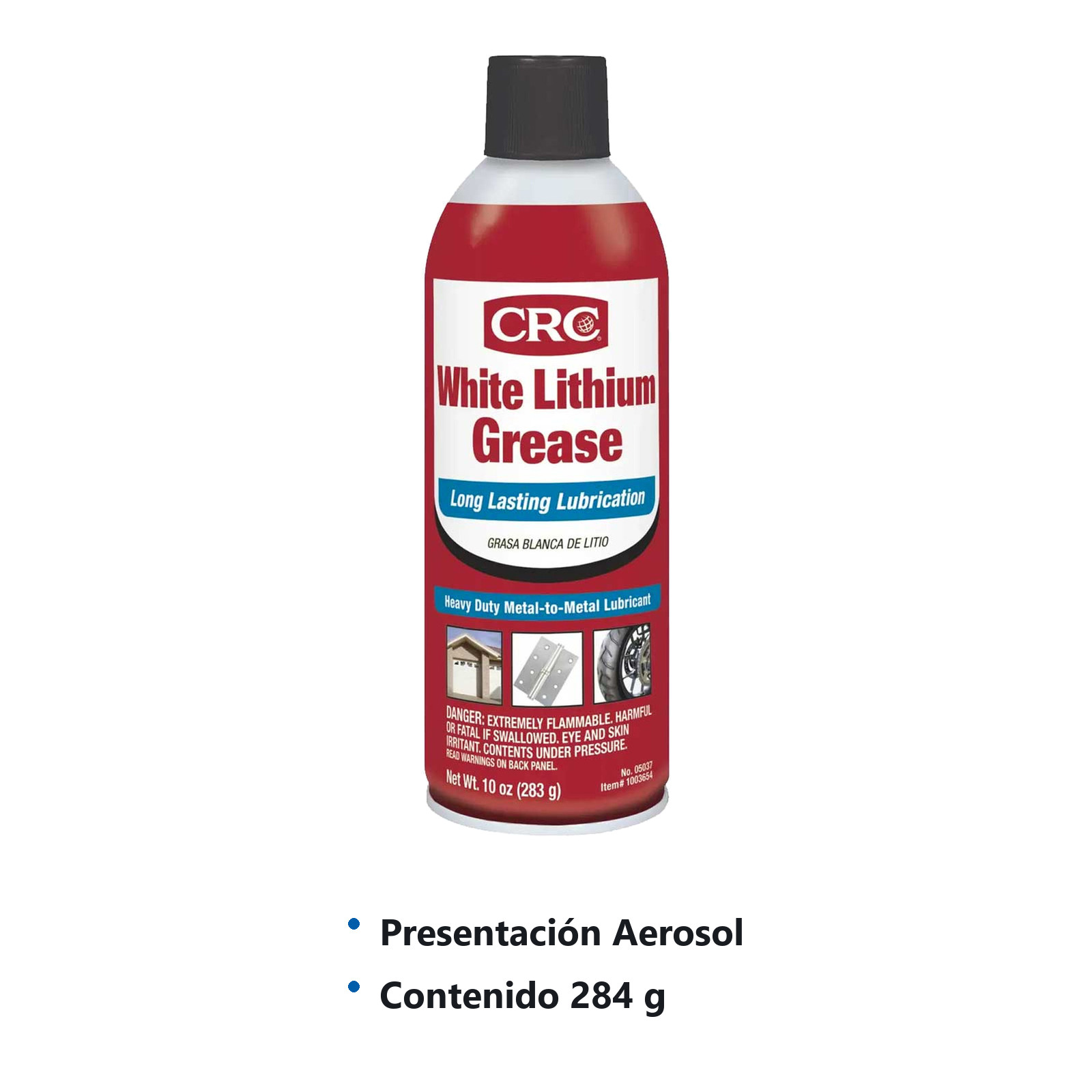 GRASA DE LITIO BLANCA AEROSOL (284g) - Imagen 2