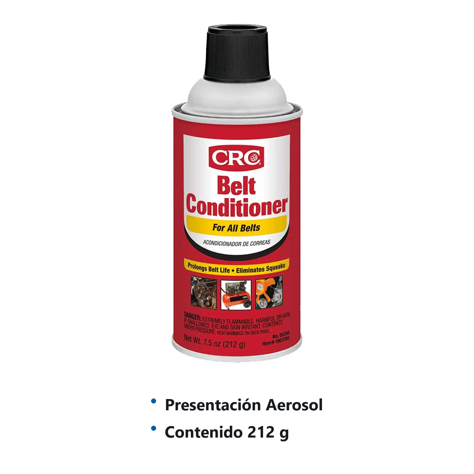 ACONDICIONADOR DE BANDAS AEROSOL (212g) - Imagen 2