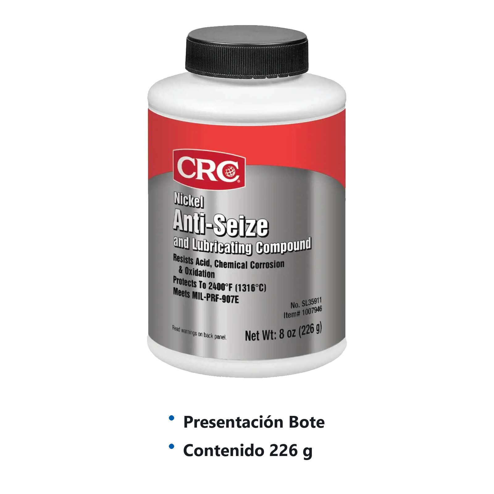 ANTIAFERRANTE CON NIQUEL TAPA C/BROCHA (226g) - Imagen 2