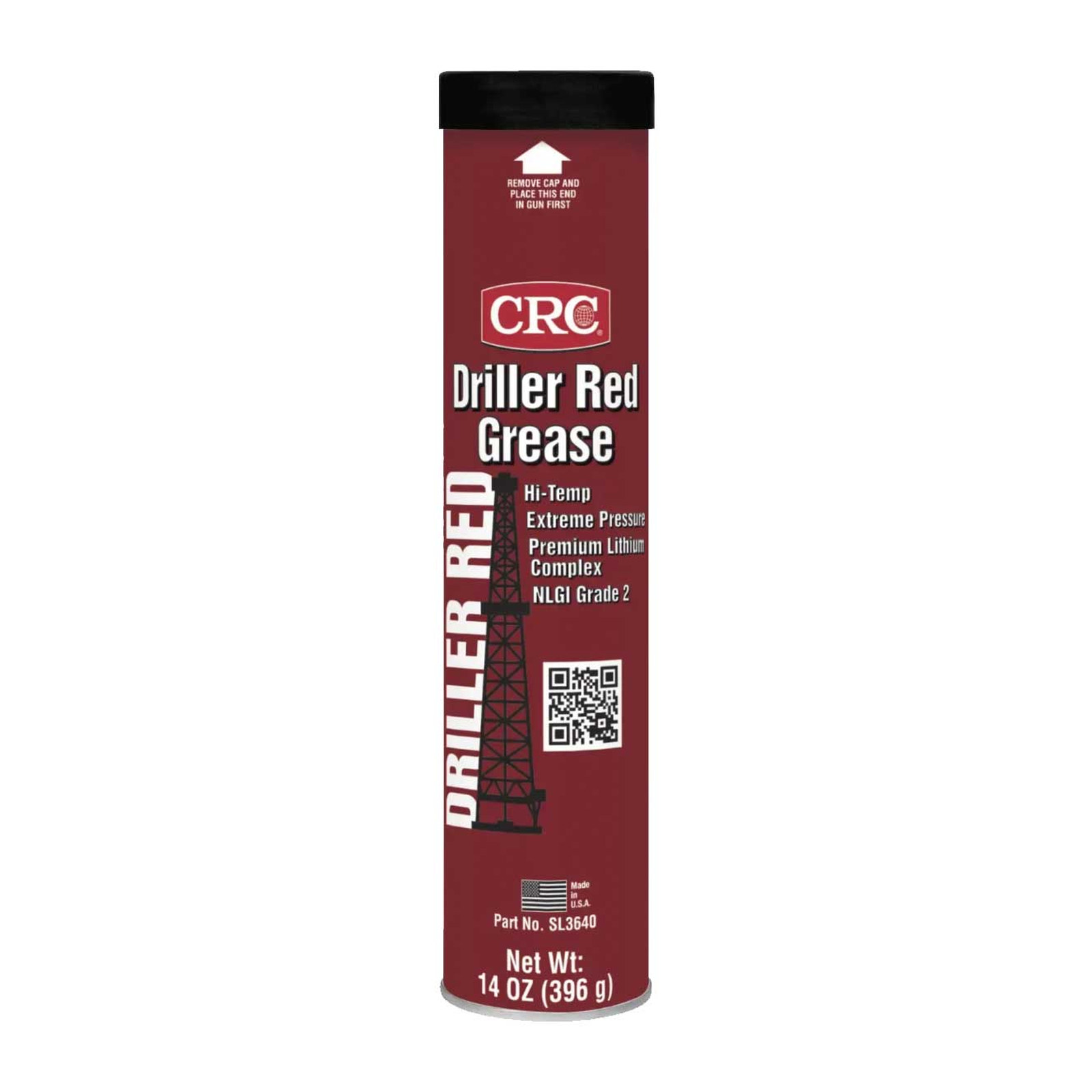 CRC Grasa de Litio Roja Alta Temperatura Cartucho 396 g
