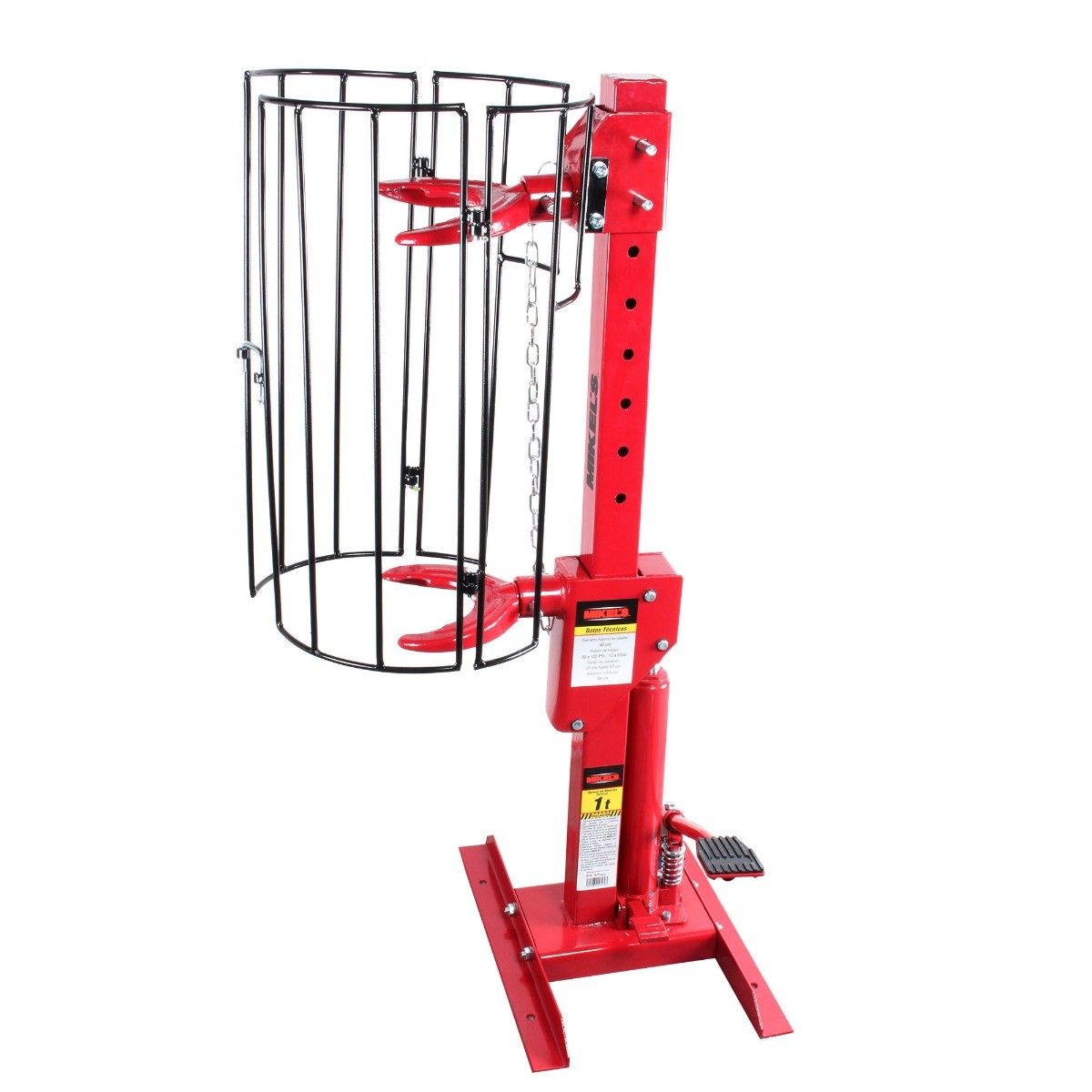 MIKELS CRV-1 Opresor de resortes hidráulico vertical fijo (1 ton) - Imagen 3