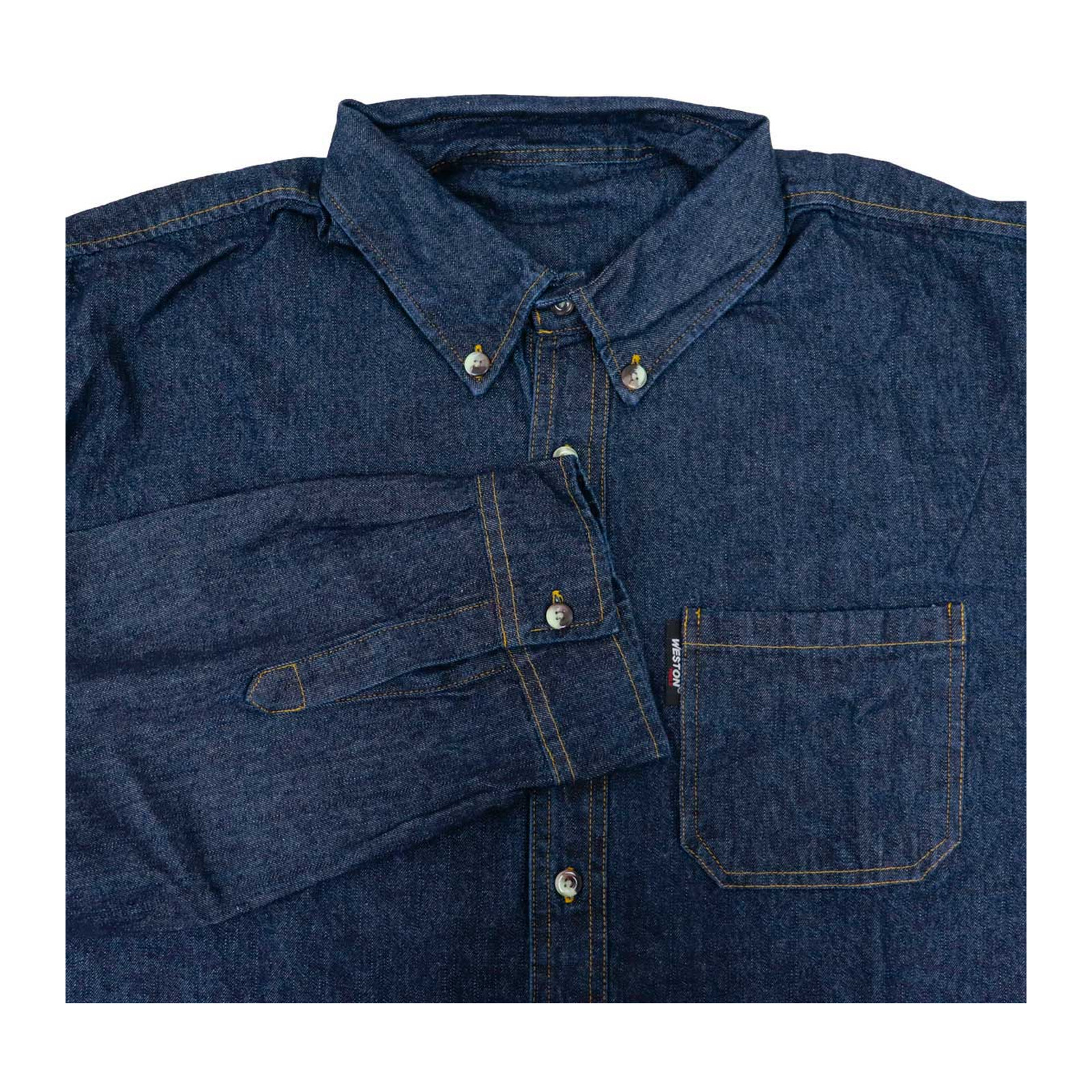 CAMISOLA DE MEZCLILLA CON REFLEJANTES - XG - Imagen 3
