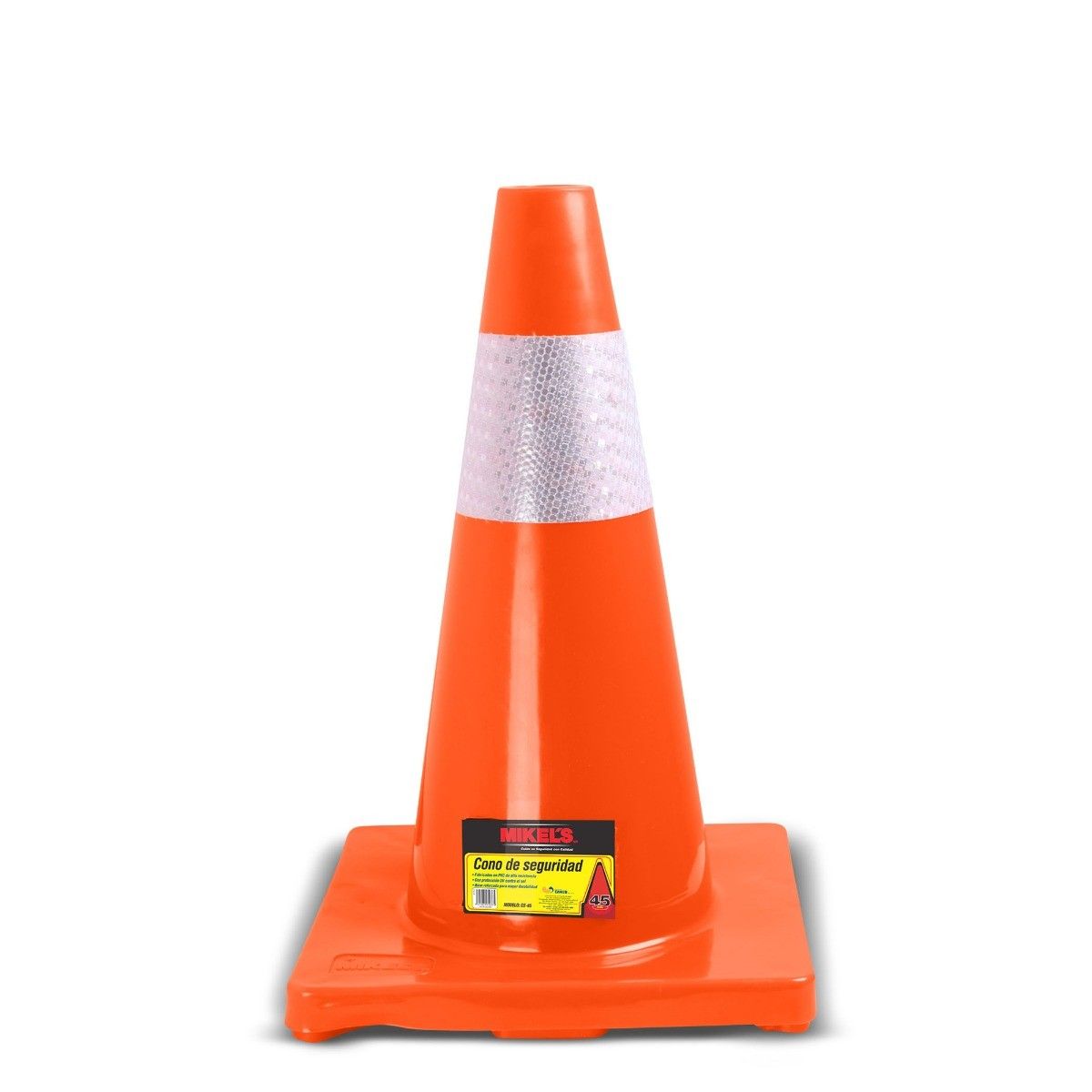 MIKELS CS-45R Cono de seguridad (45 cms, con reflejante)