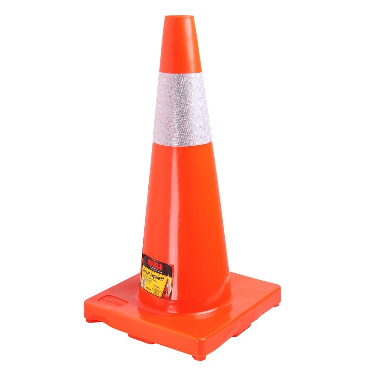 MIKELS CS-70R Cono de seguridad (70 cms, con reflejante) - Imagen 2