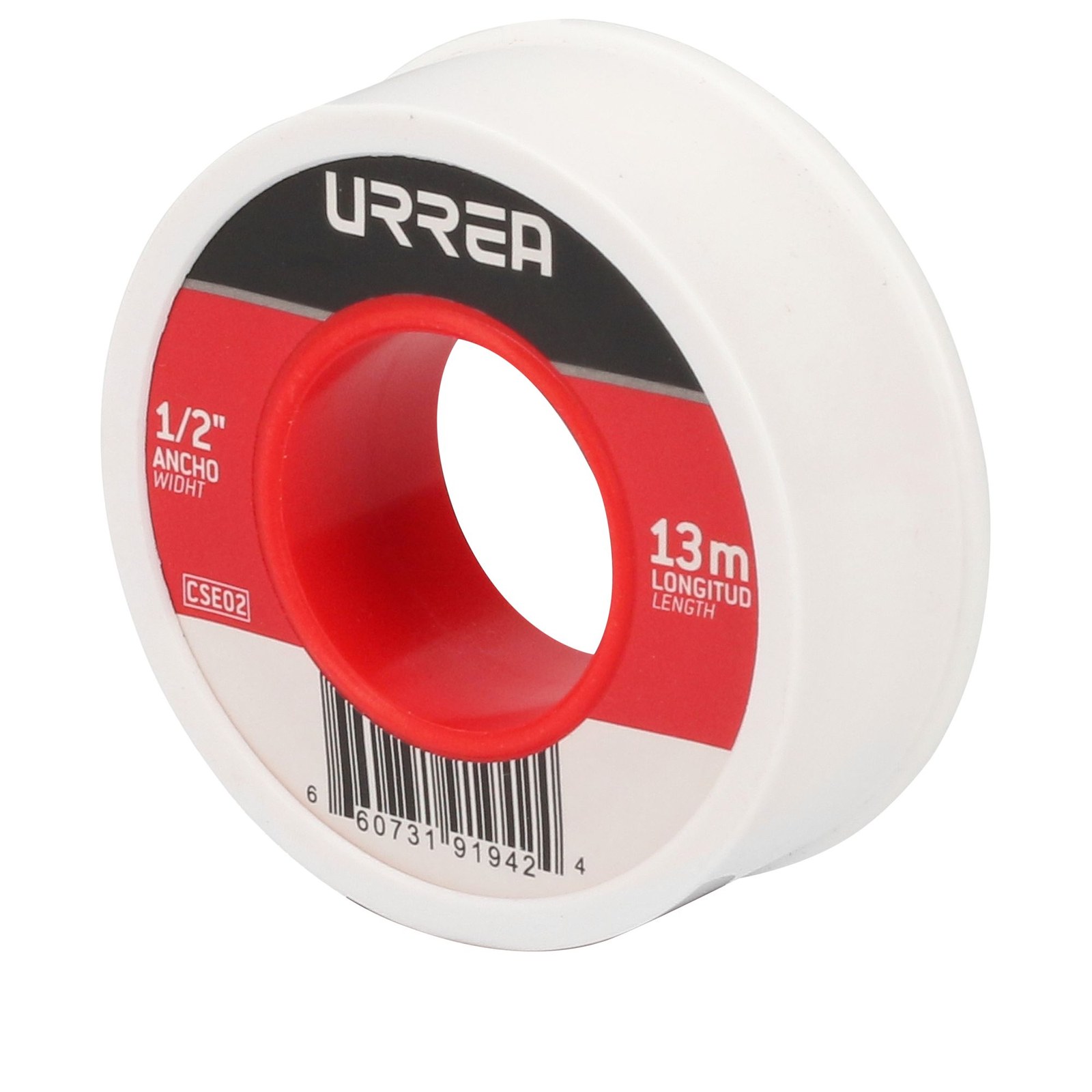 Cinta sella roscas de altas temperaturas 13 mm x 13 m Urrea - Imagen 2