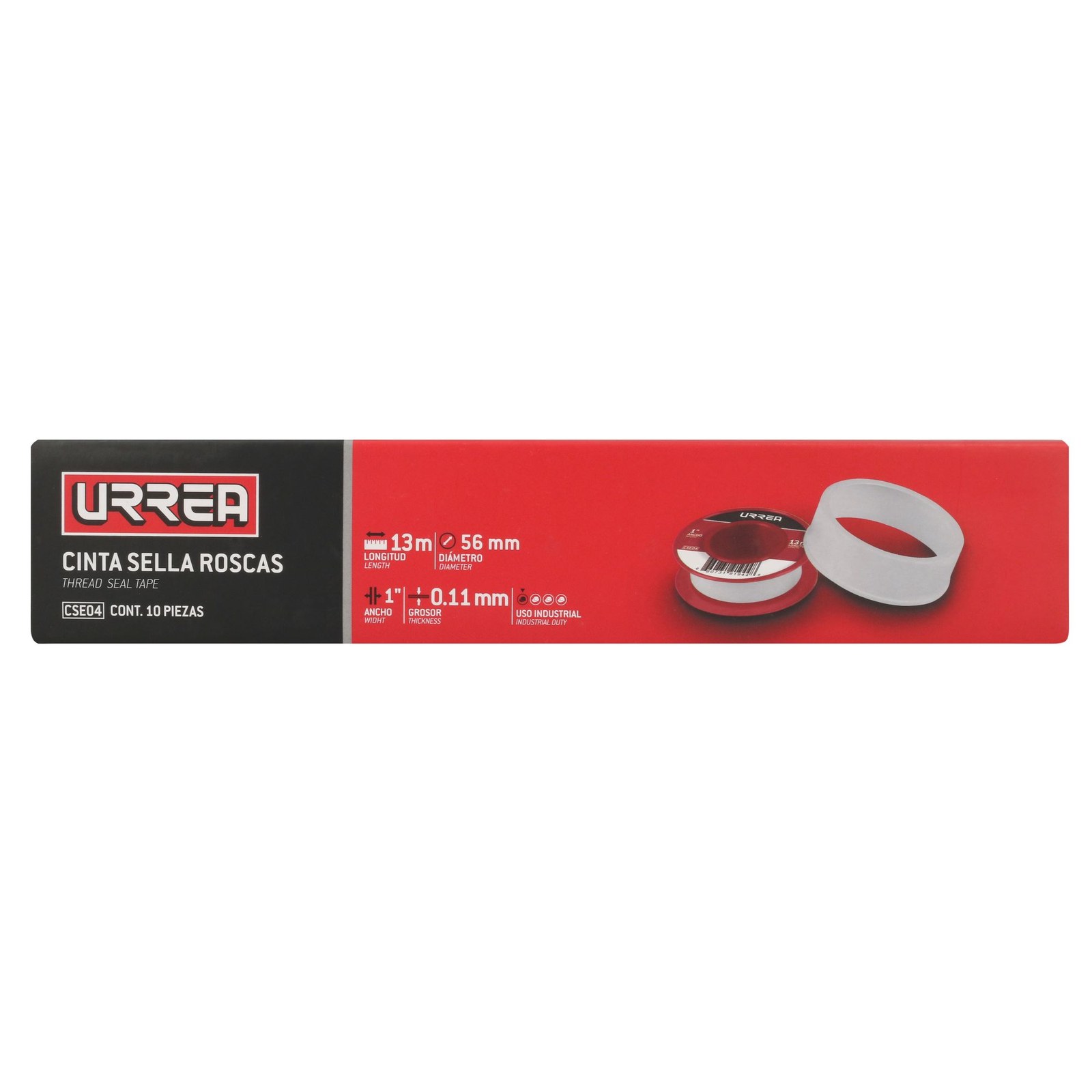 Cinta sella roscas de altas temperaturas 24 mm x 13 m Urrea - Imagen 4