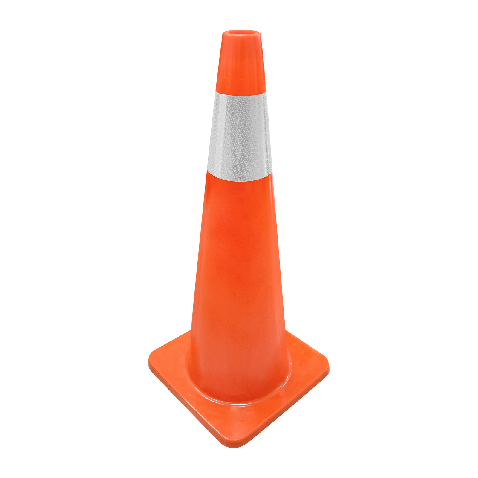 Cono para Tráfico de PVC 90 cm con un Reflejante