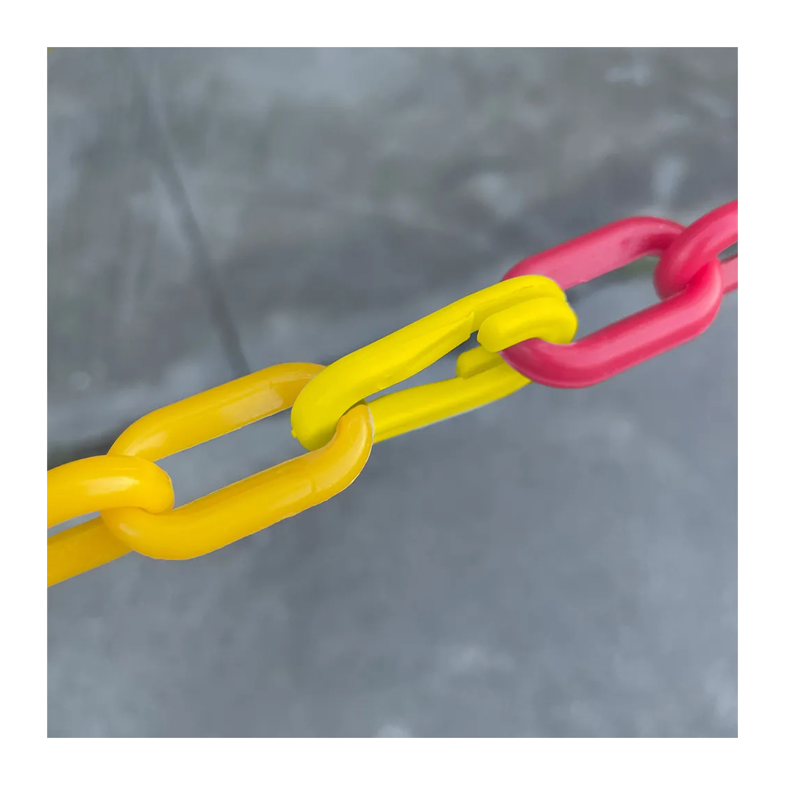 Eslabón de Cadena Plástica Amarilla 6 mm - Imagen 3