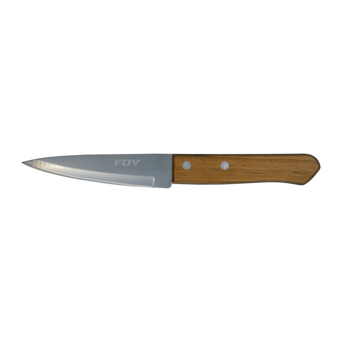 Cuchillo de acero inoxidable para chef con mango de madera de 7" Foy