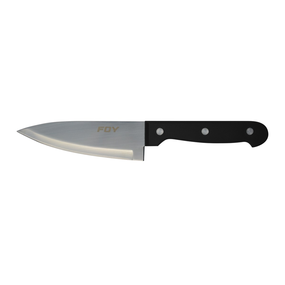 Cuchillo de acero inoxidable para chef con mango de plástico de 7" Foy