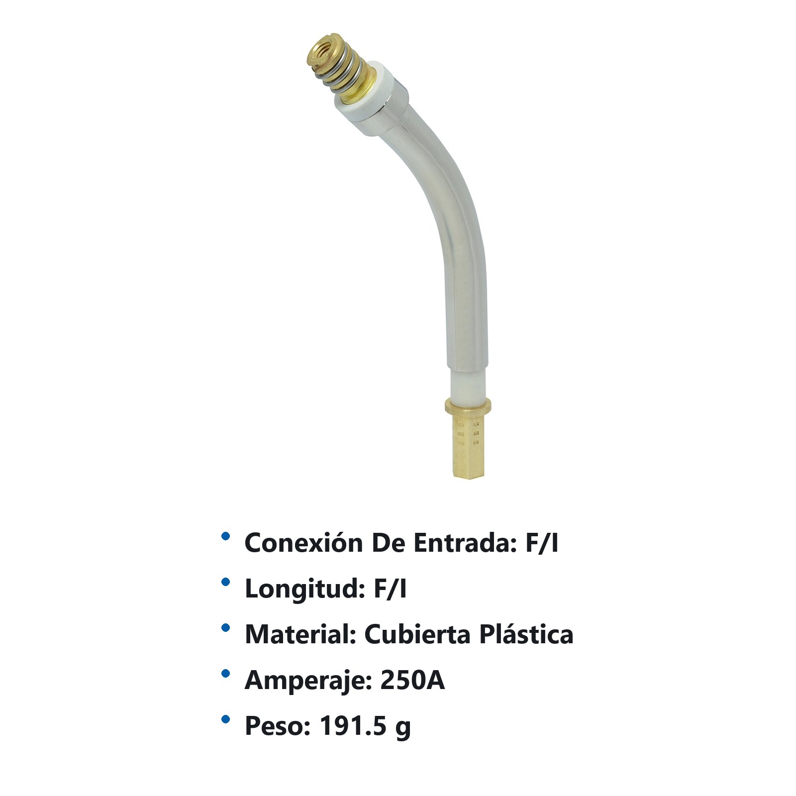 Cuello antorcha para soldadora SOLM1025 Urrea - Imagen 2