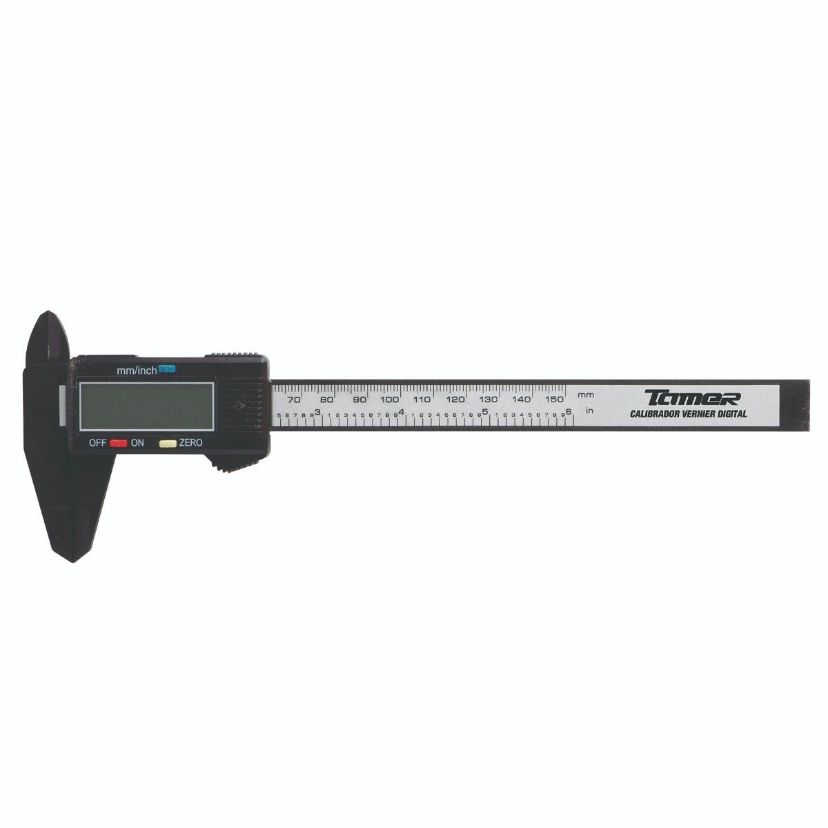 TAMER CVDT-6 Calibrador Vernier Digital de ABS (Std y Mm)