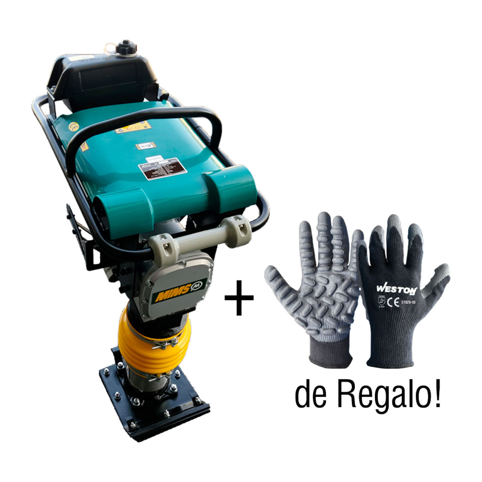 BAILARINA COMPACTADORA 4HP 12 kN MIMS MOTOR DINKIN DK165