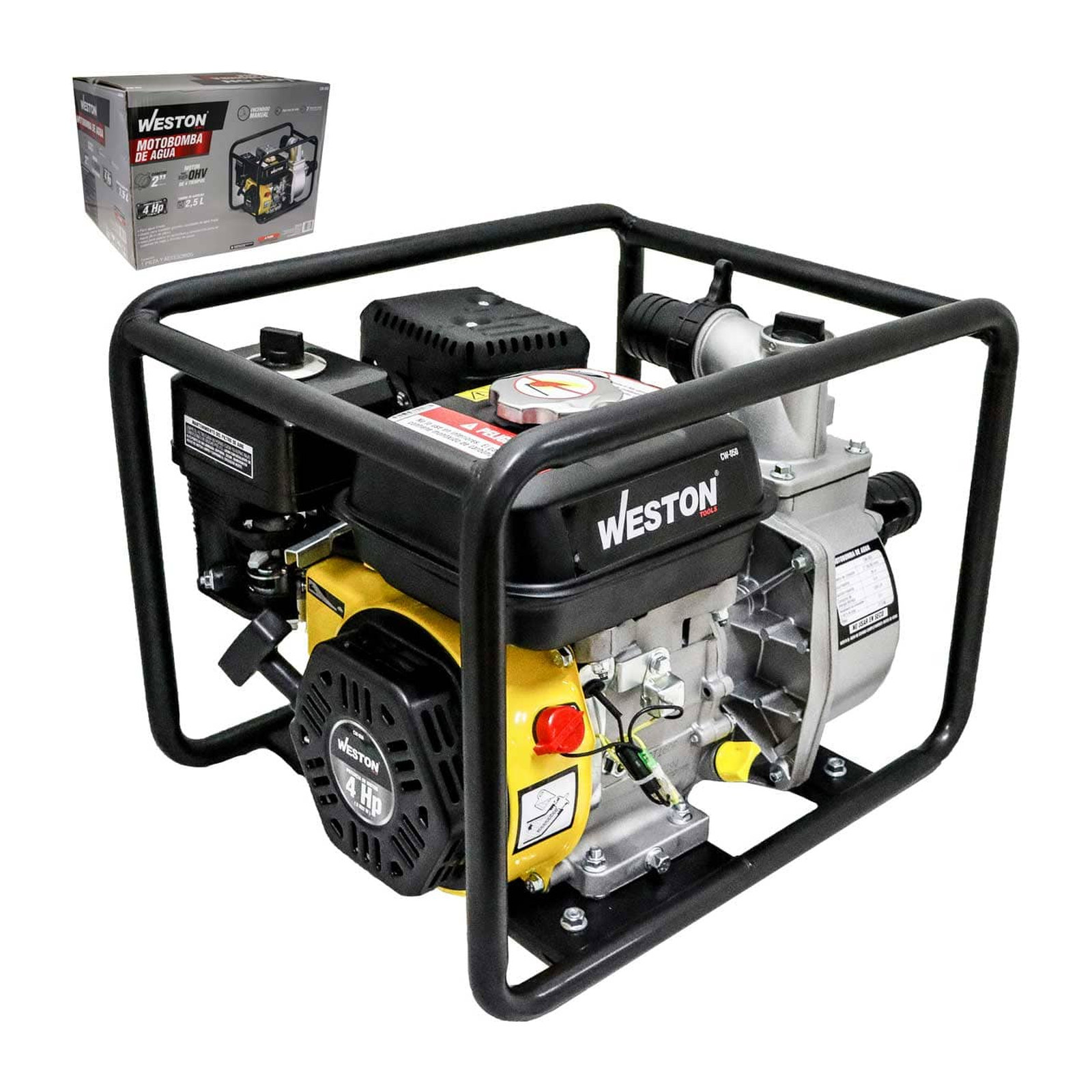 Motobomba de Agua 2" 4 HP Weston