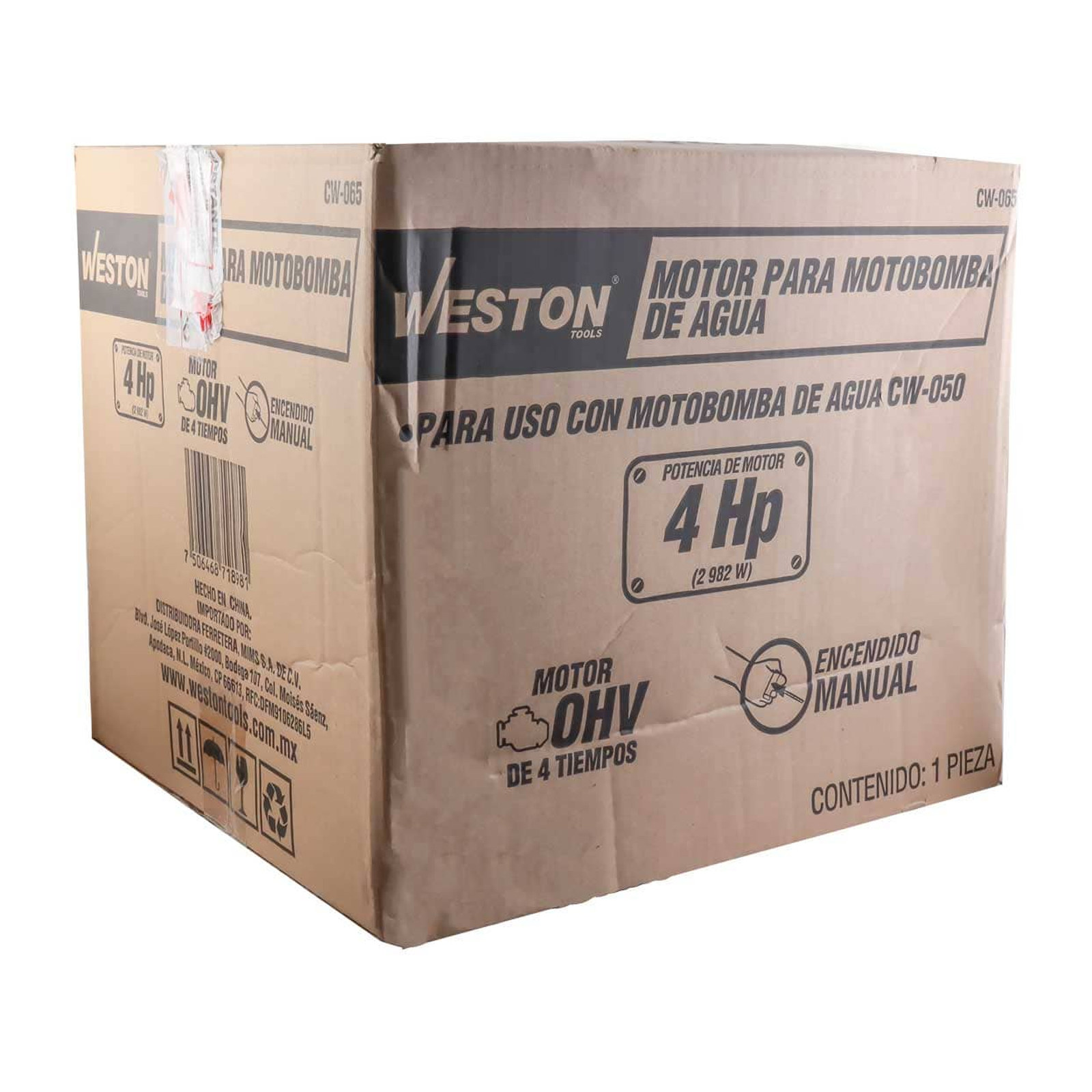 MOTOR P/MOTOBOMBA DE AGUA 2'' 4HP - Imagen 3