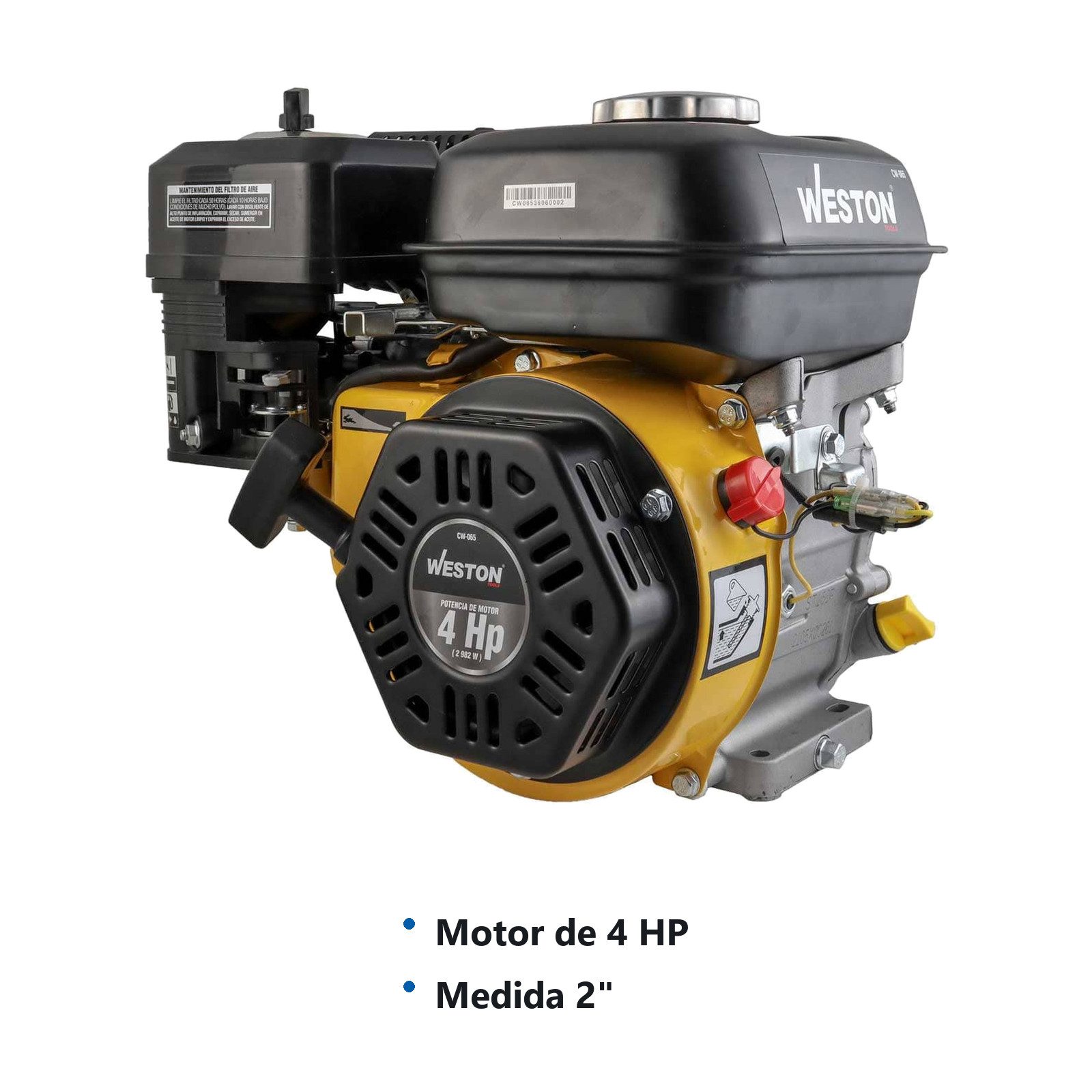MOTOR P/MOTOBOMBA DE AGUA 2'' 4HP - Imagen 4