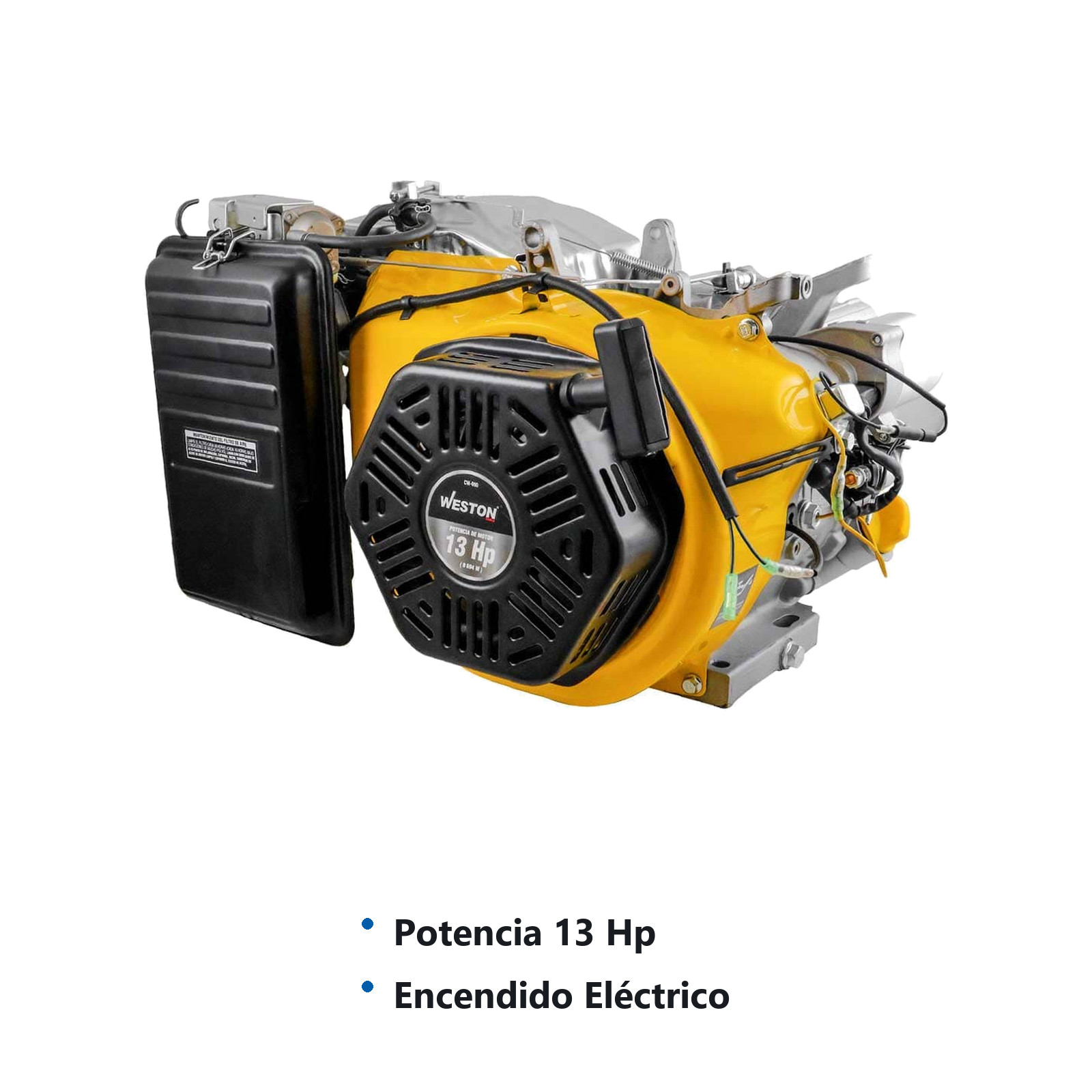 MOTOR GENERADOR ELECTRICO A GASOLINA 6600W. - Imagen 4