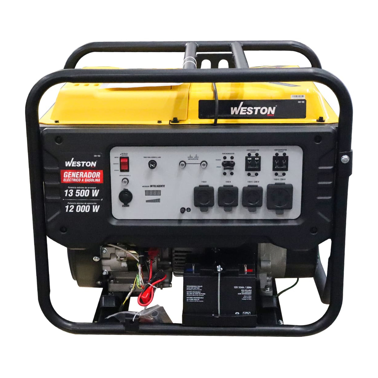 GENERADOR ELECTRICO A GASOLINA 13500W (INICIO ELECTRICO) - Imagen 3